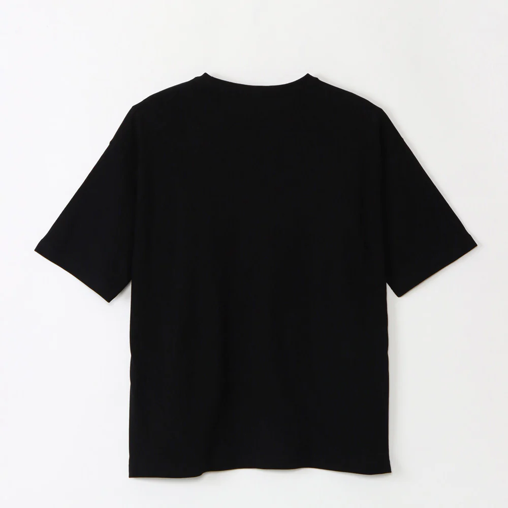 ちいかわ お出かけ楽しみ!な ビッグTシャツ 鎧デッパツ ブラック - Image 5