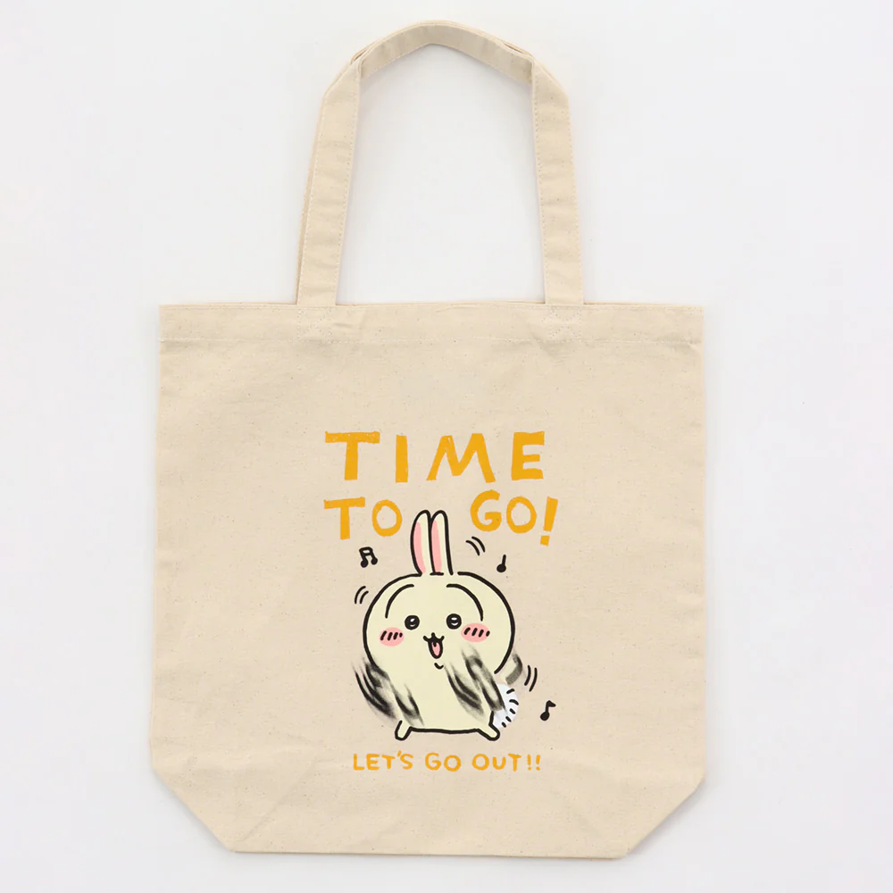 ちいかわ お出かけ楽しみ！な トートバッグ おでかけうさぎ ナチュラル - Image 4