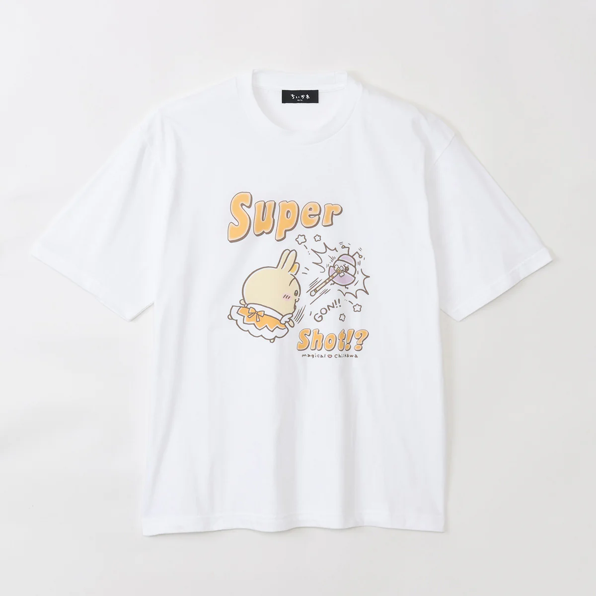 ちいかわ 超まじかるちいかわ ビッグTシャツ Super Shot！？ ホワイト - Image 5