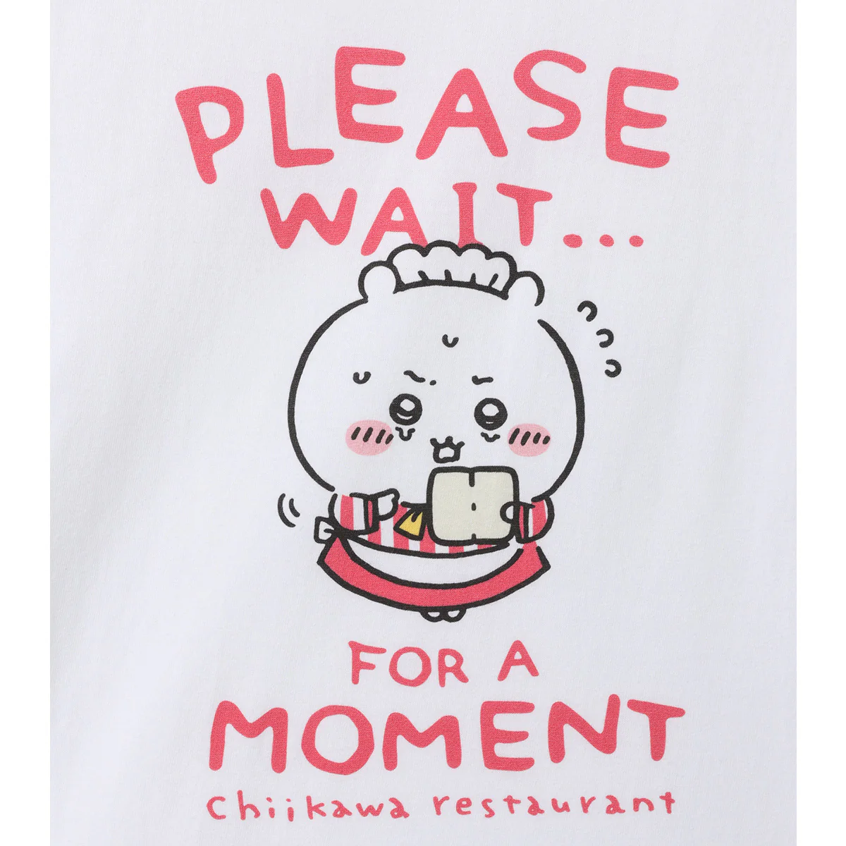 ちいかわ ちいかわレストラン Tシャツ ちいかわ ホワイト - Image 2