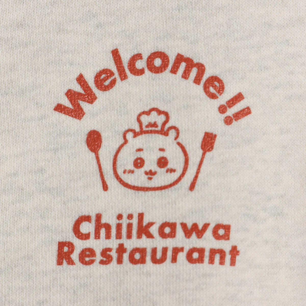 ちいかわ ちいかわレストラン ジップパーカー Welcome オートミール - Image 2