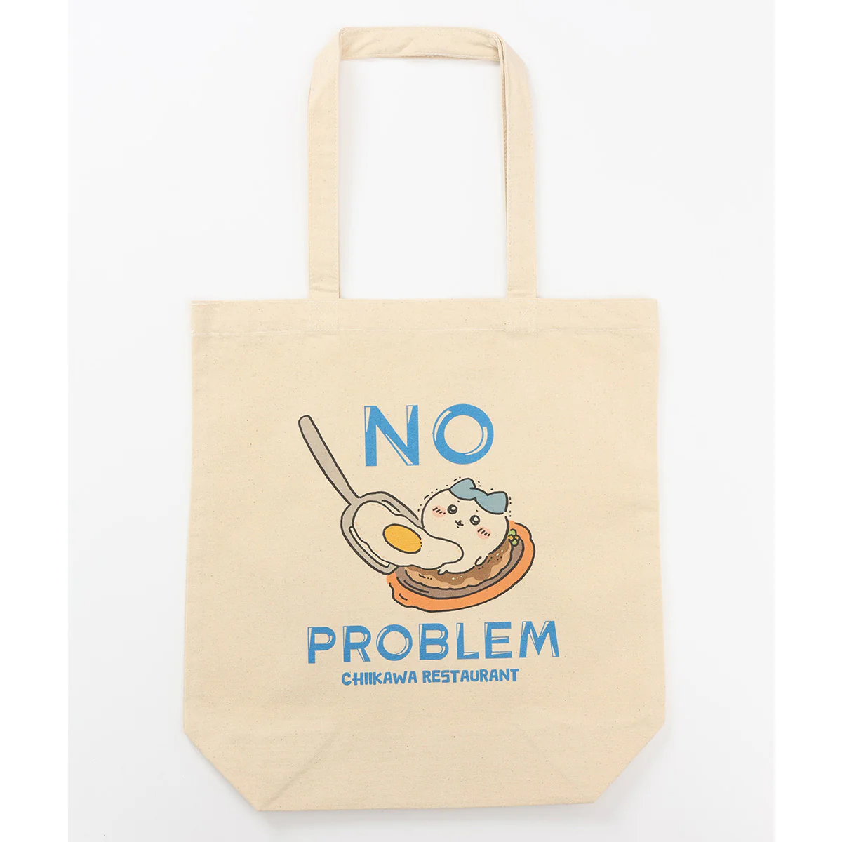 ちいかわ ちいかわレストラン トートバッグ NO PROBLEM ナチュラル - Image 3