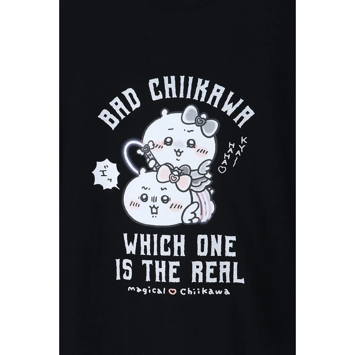 ちいかわ まじかるちいかわ Tシャツ BAD CHIIKAWA ブラック - Image 3