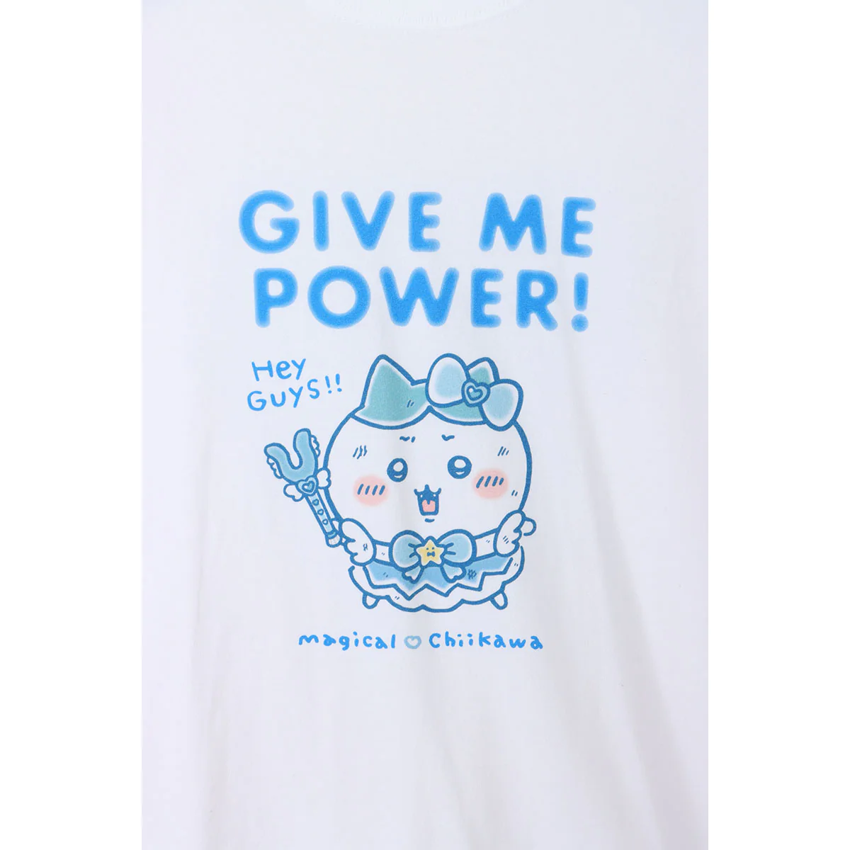 ちいかわ まじかるちいかわ Tシャツ GIVE ME POWER！！ ホワイト - Image 3