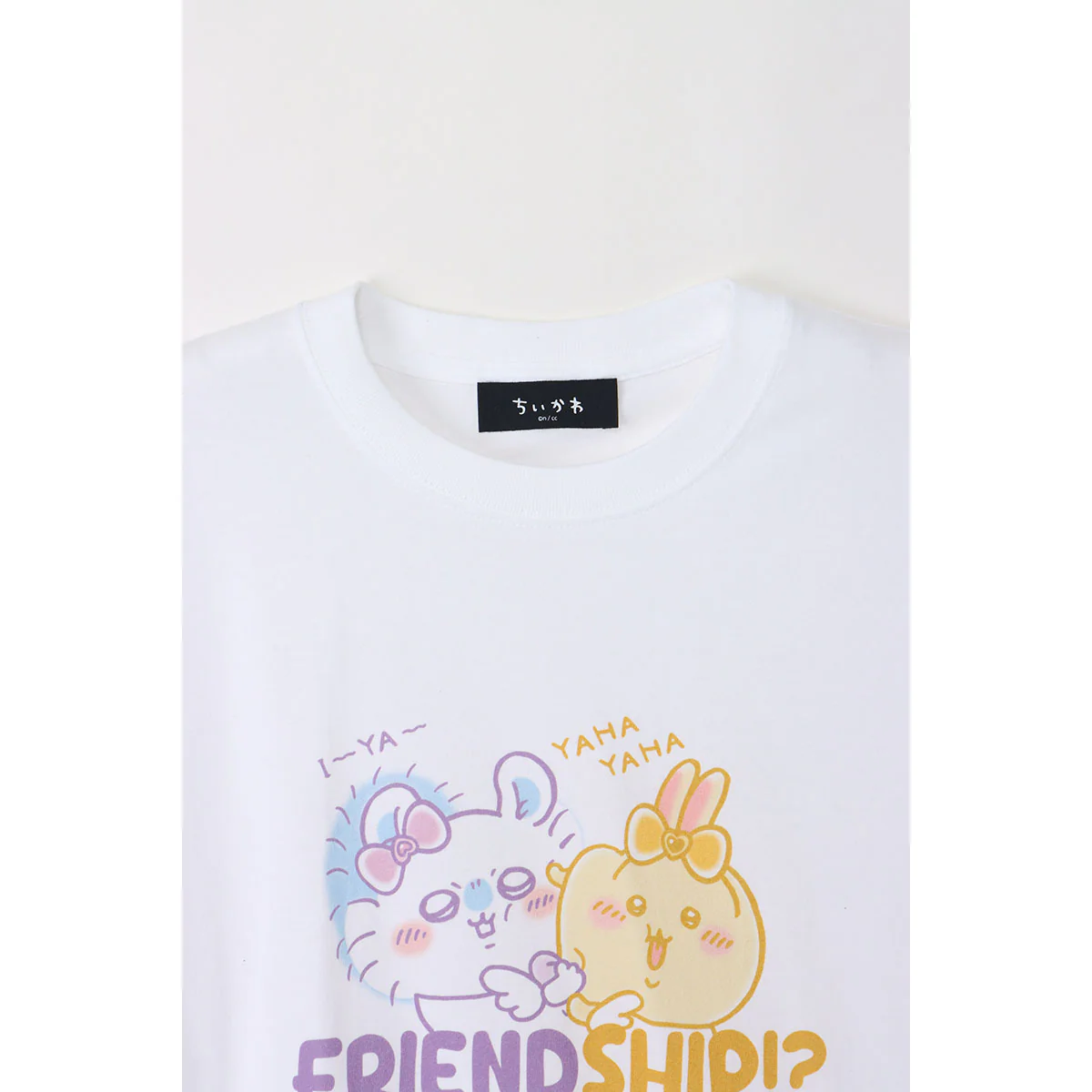ちいかわ まじかるちいかわ Tシャツ FRIEND SHIP！？ ホワイト - Image 2