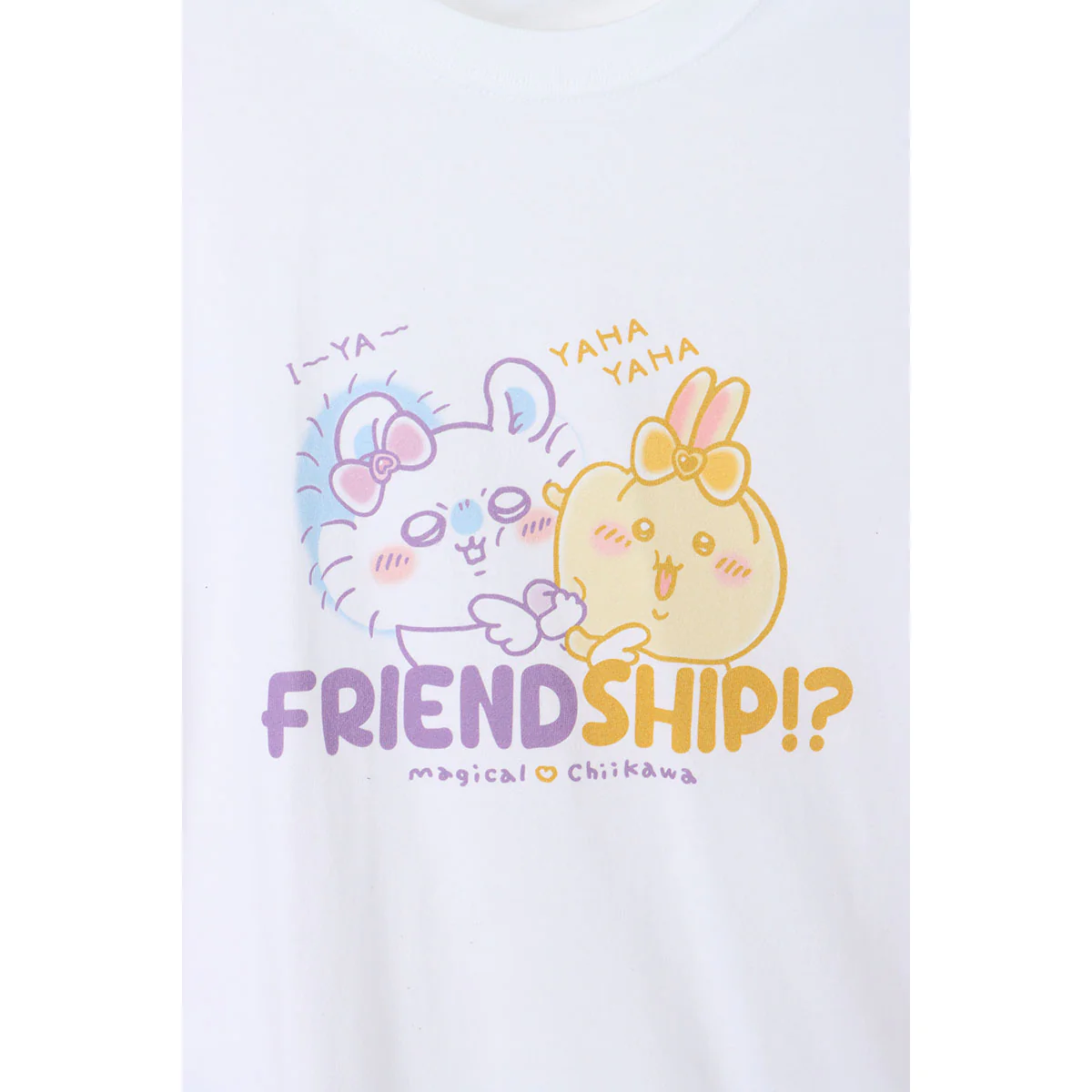 ちいかわ まじかるちいかわ Tシャツ FRIEND SHIP！？ ホワイト - Image 3