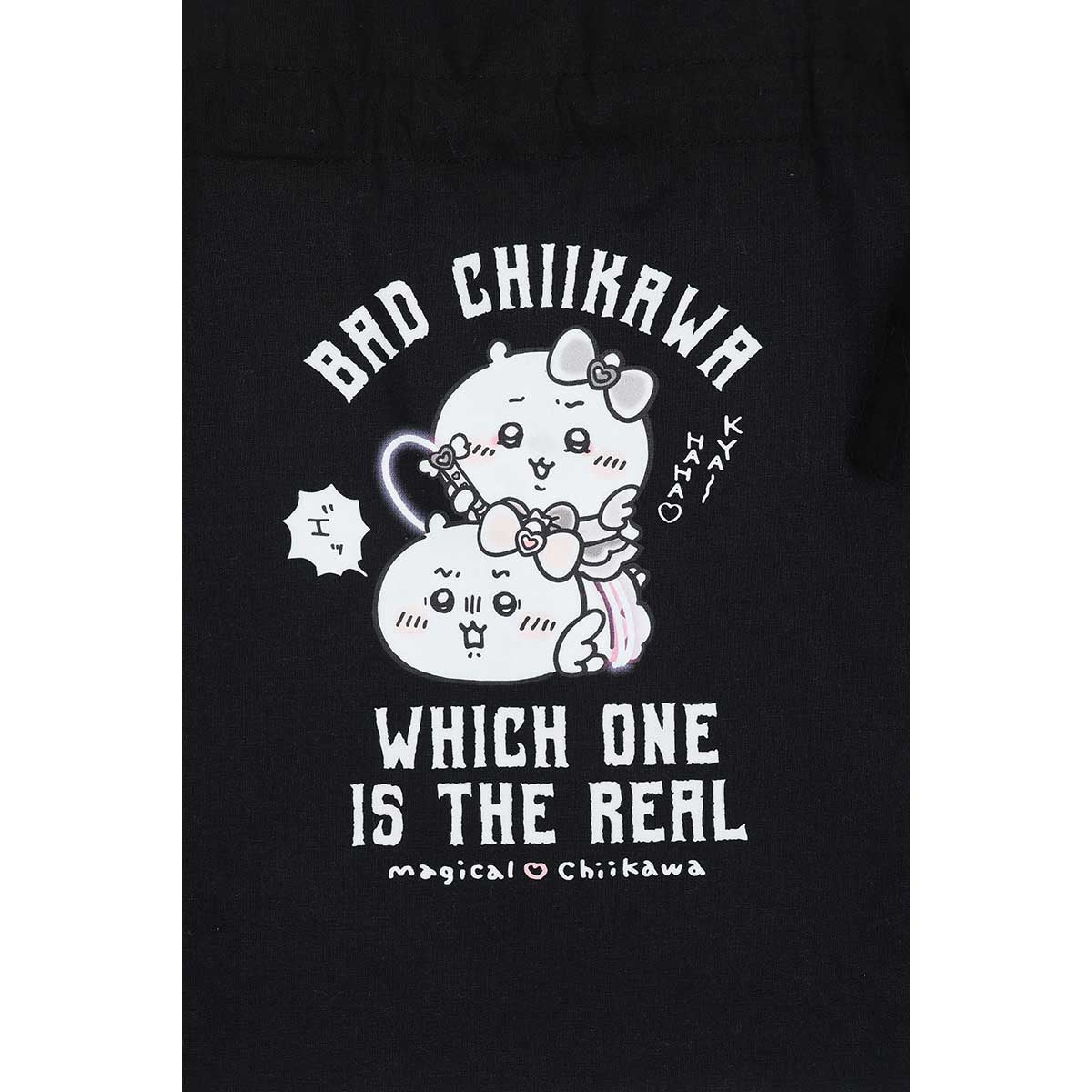 ちいかわ まじかるちいかわ トートバッグ BAD CHIIKAWA ブラック - Image 2