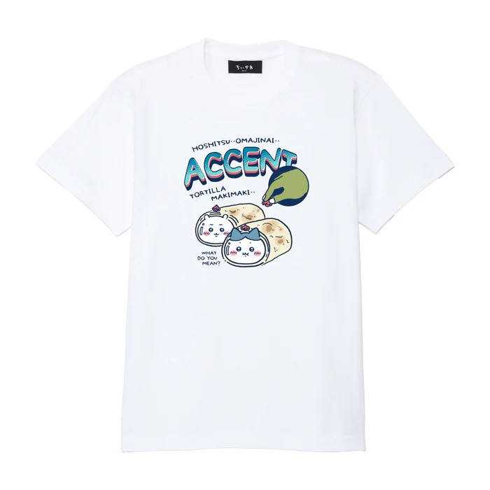 ちいかわ ちいかわレストラン Tシャツ ACCENT ホワイト
