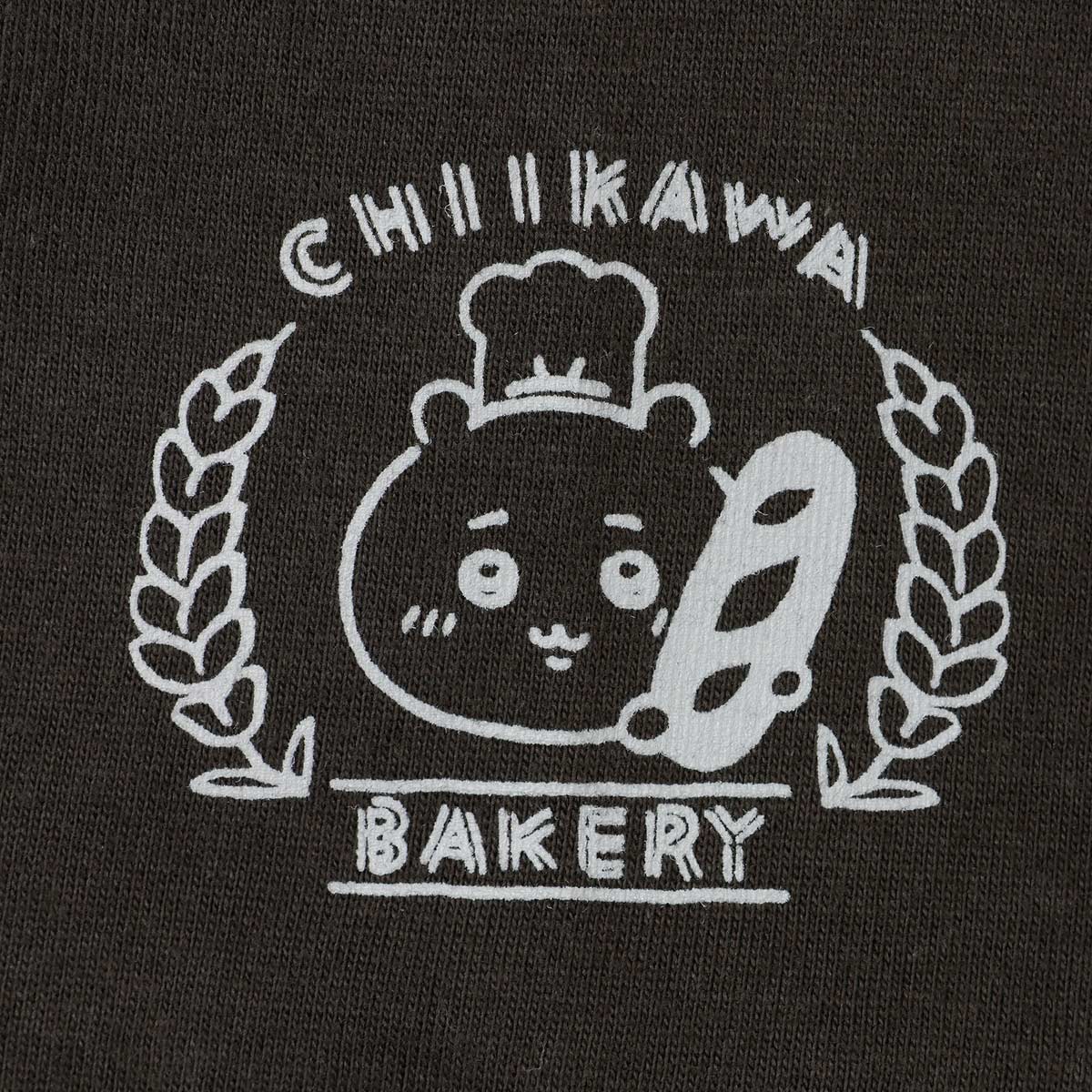 ちいかわ ちいかわベーカリー Tシャツ コロネなトリオ スミ - Image 5