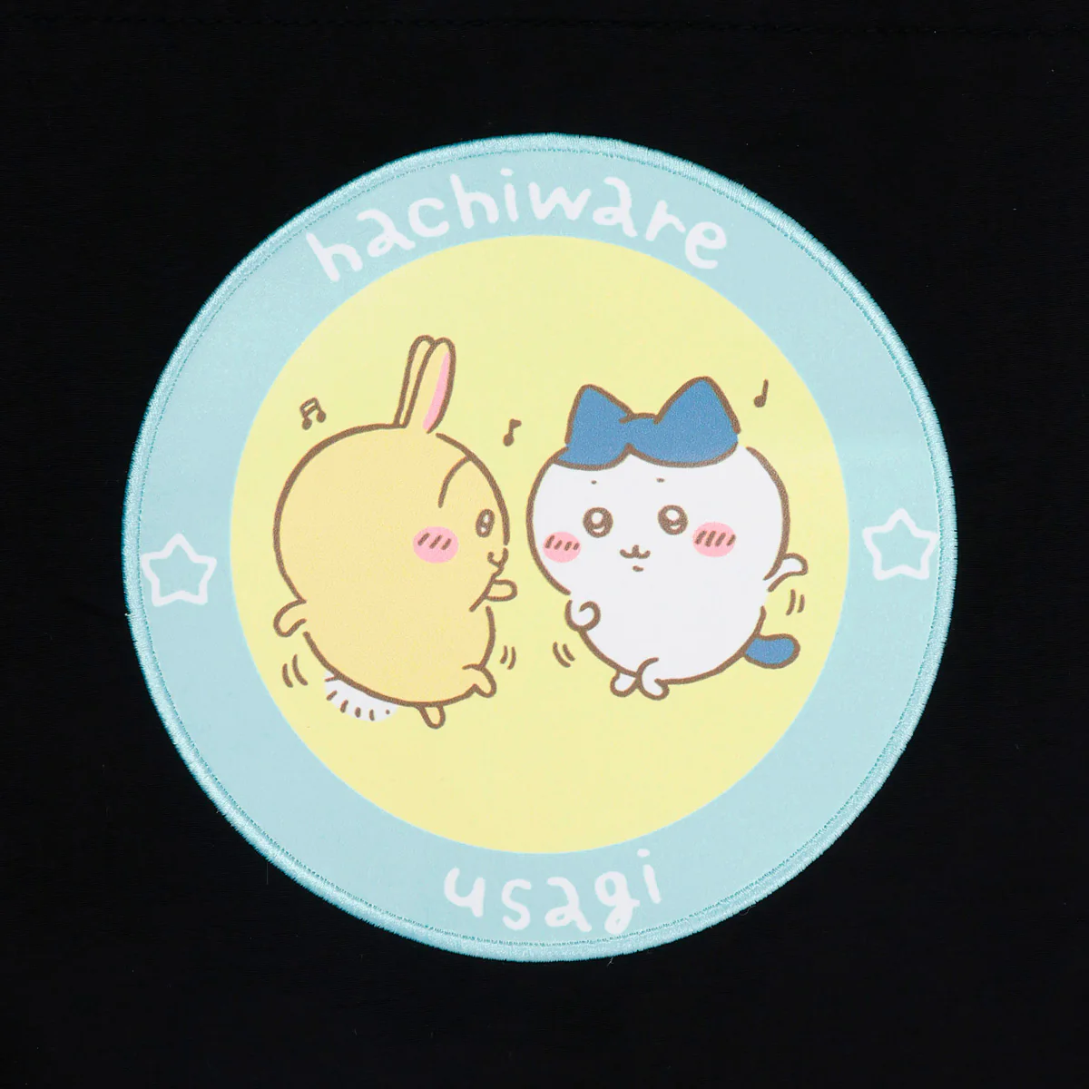 ちいかわ 2WAYナップサック ハチワレ＆うさぎ ブラック - Image 6