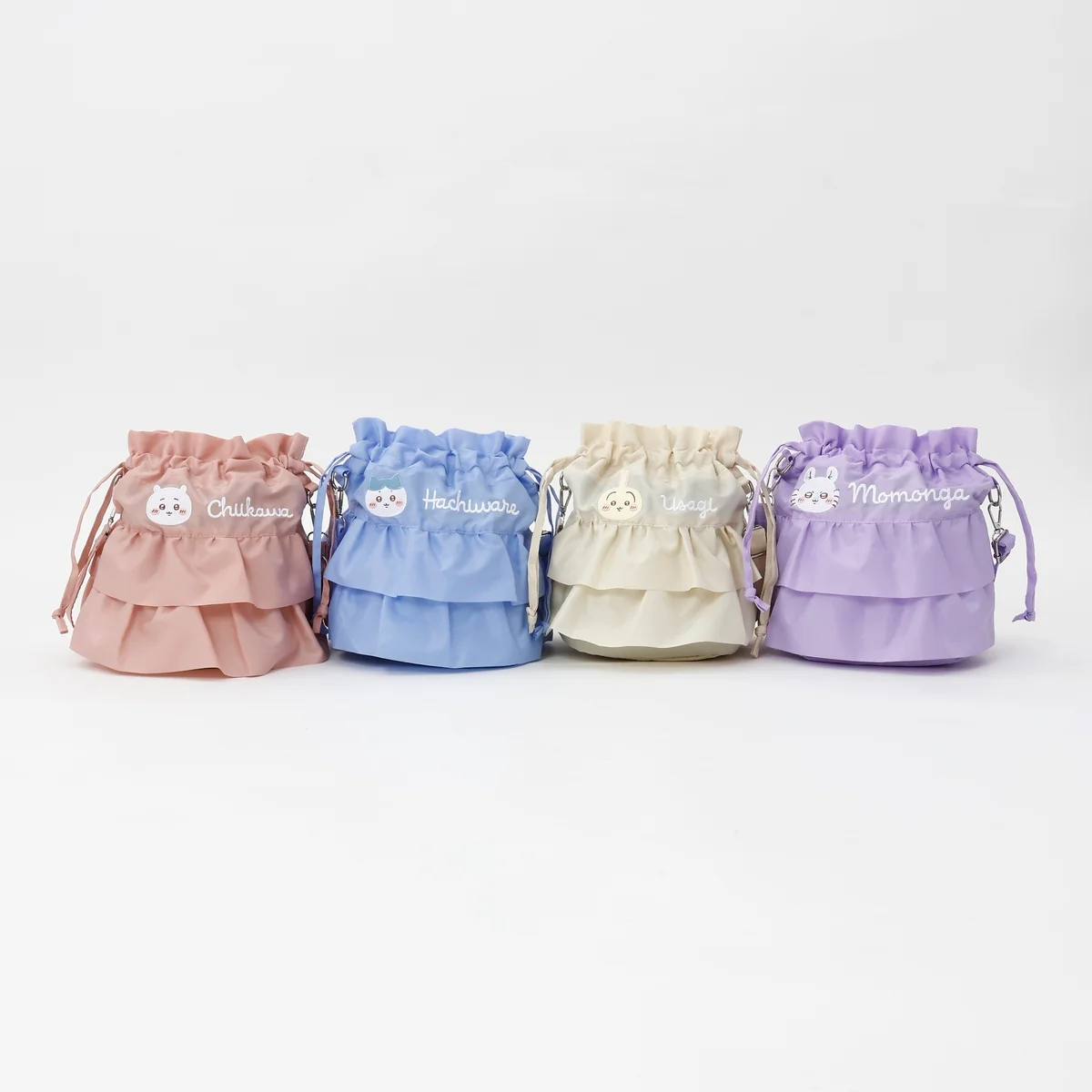ちいかわ フリルショルダーバッグ ハチワレ ブルー - Image 7