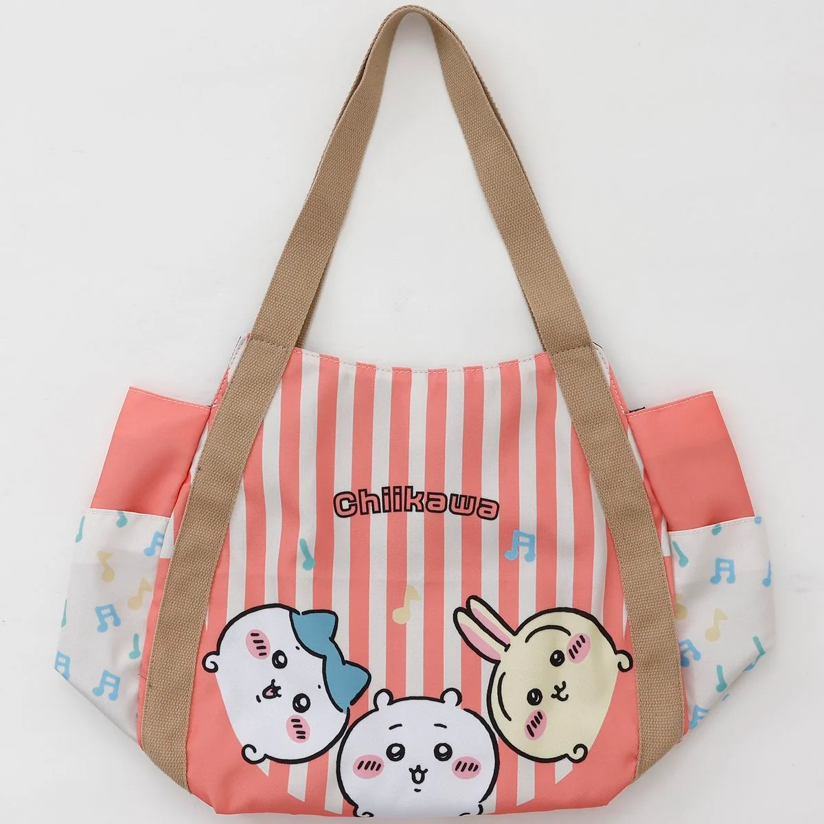 ちいかわ バルーンバッグ ストライプ ピンク - Image 6