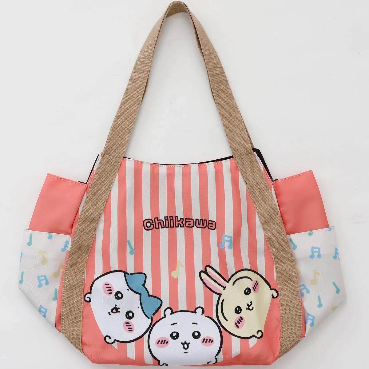 ちいかわ バルーンバッグ ストライプ ピンク - Image 7