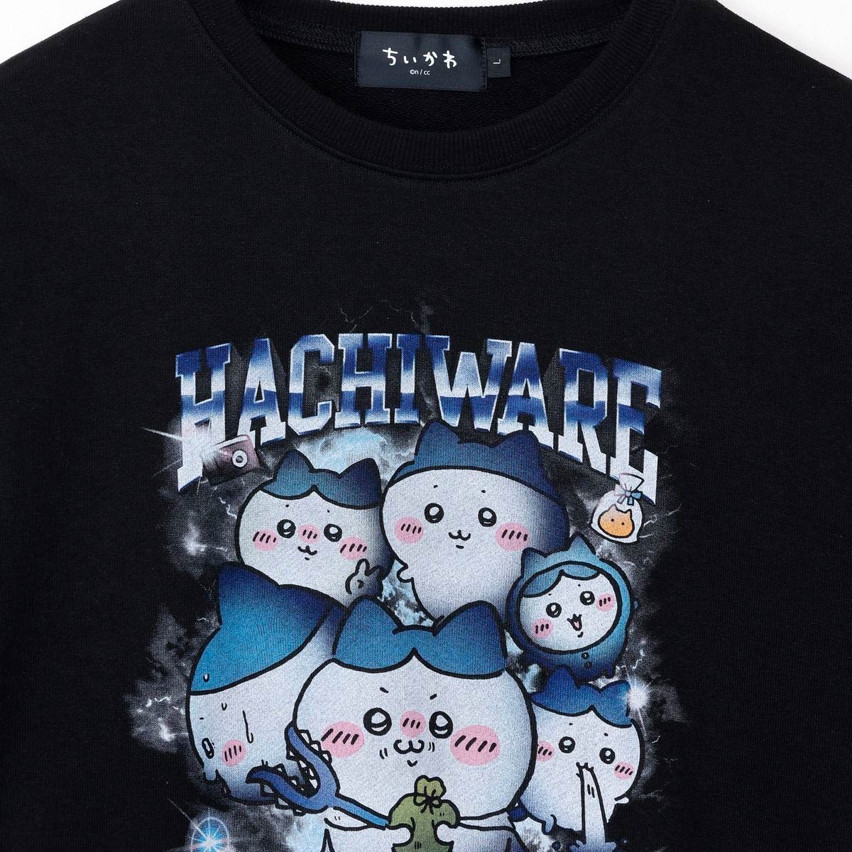 ちいかわ スウェット HACHIWARE EVERYDAY ブラック - Image 3