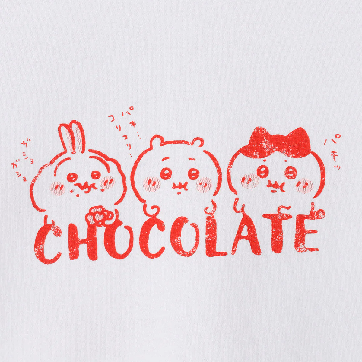 ちいかわ Tシャツ ハート ホワイト - Image 2