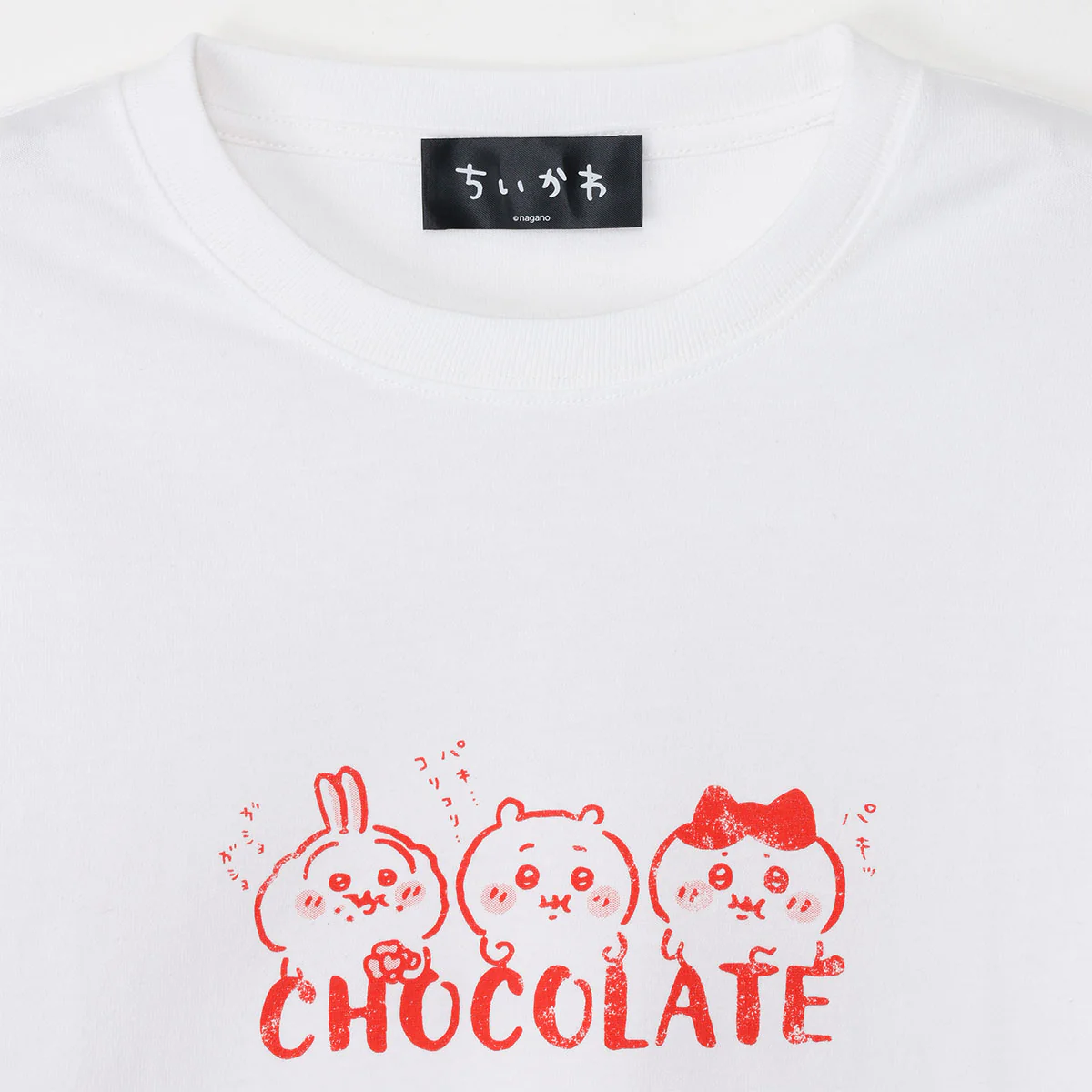 ちいかわ Tシャツ ハート ホワイト - Image 3