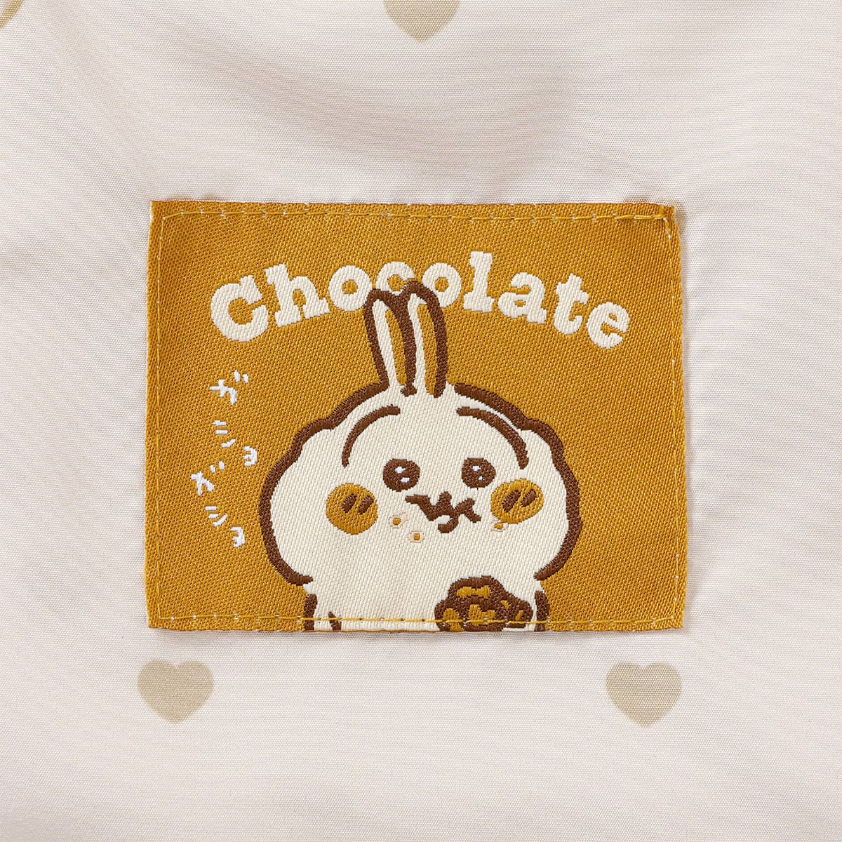 ちいかわ エコバッグ ハートチョコレート うさぎ イエロー - Image 3