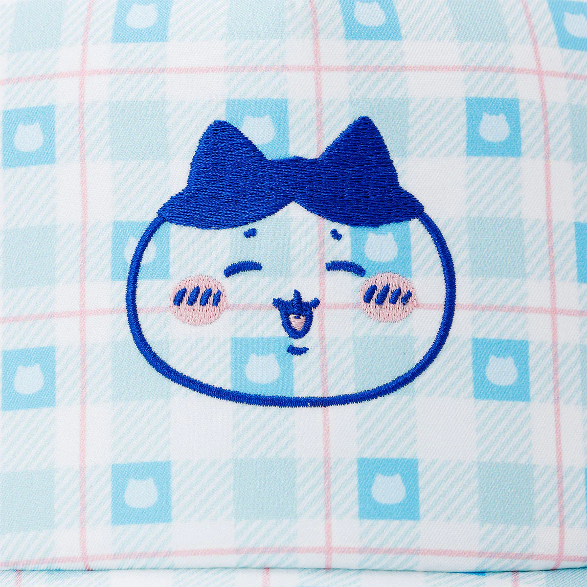 ちいかわ チェックシリーズ CAP ハチワレ ブルー - Image 12