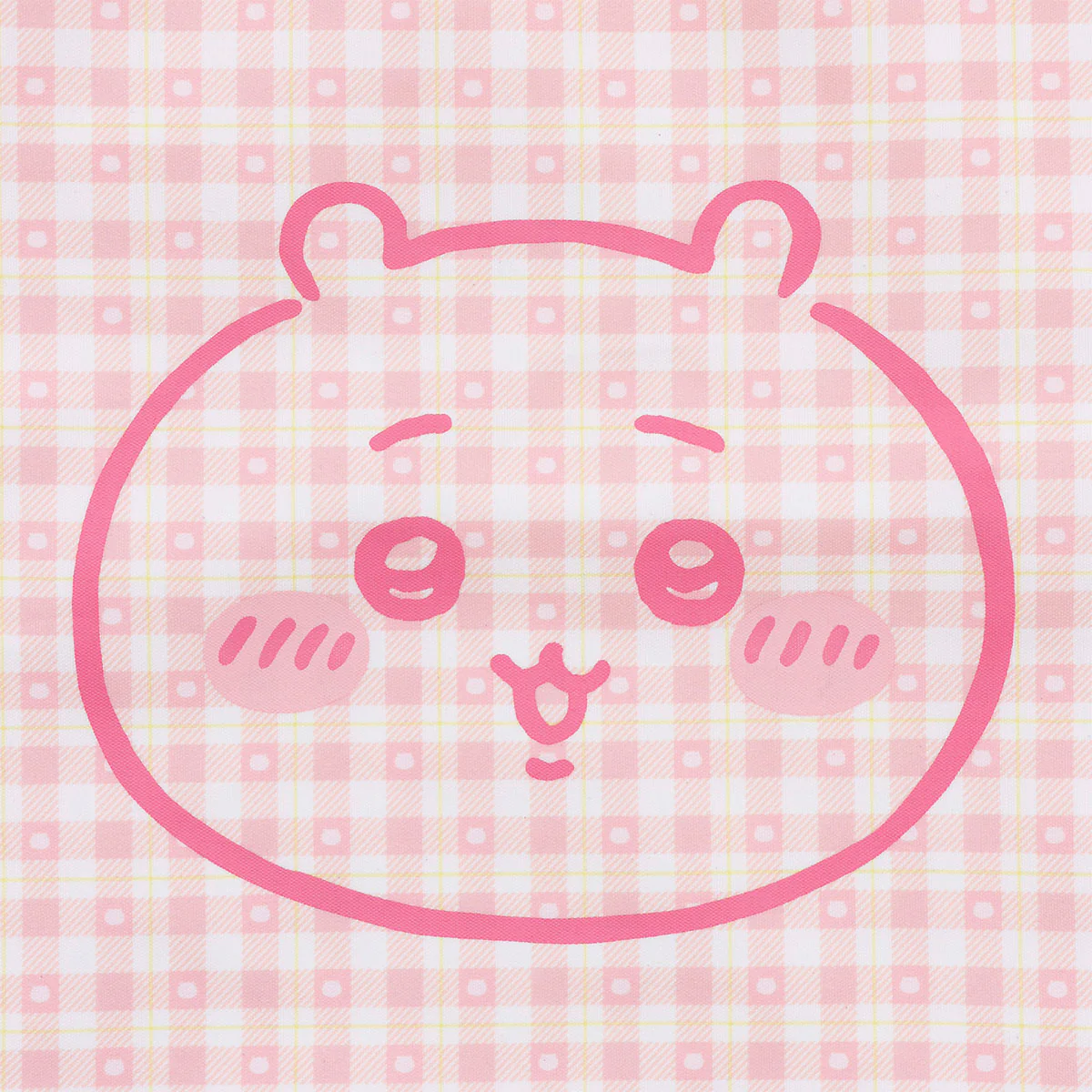 ちいかわ チェックシリーズ トートバッグ（チャーム付き）ちいかわ ピンク - Image 11