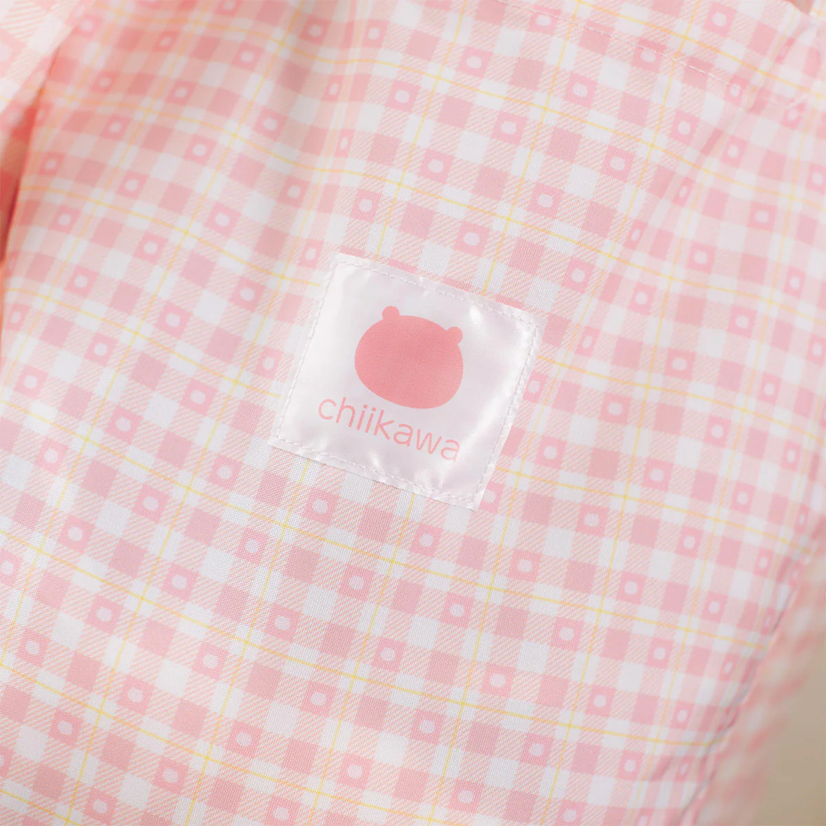 ちいかわ チェックシリーズ トートバッグ（チャーム付き）ちいかわ ピンク - Image 12