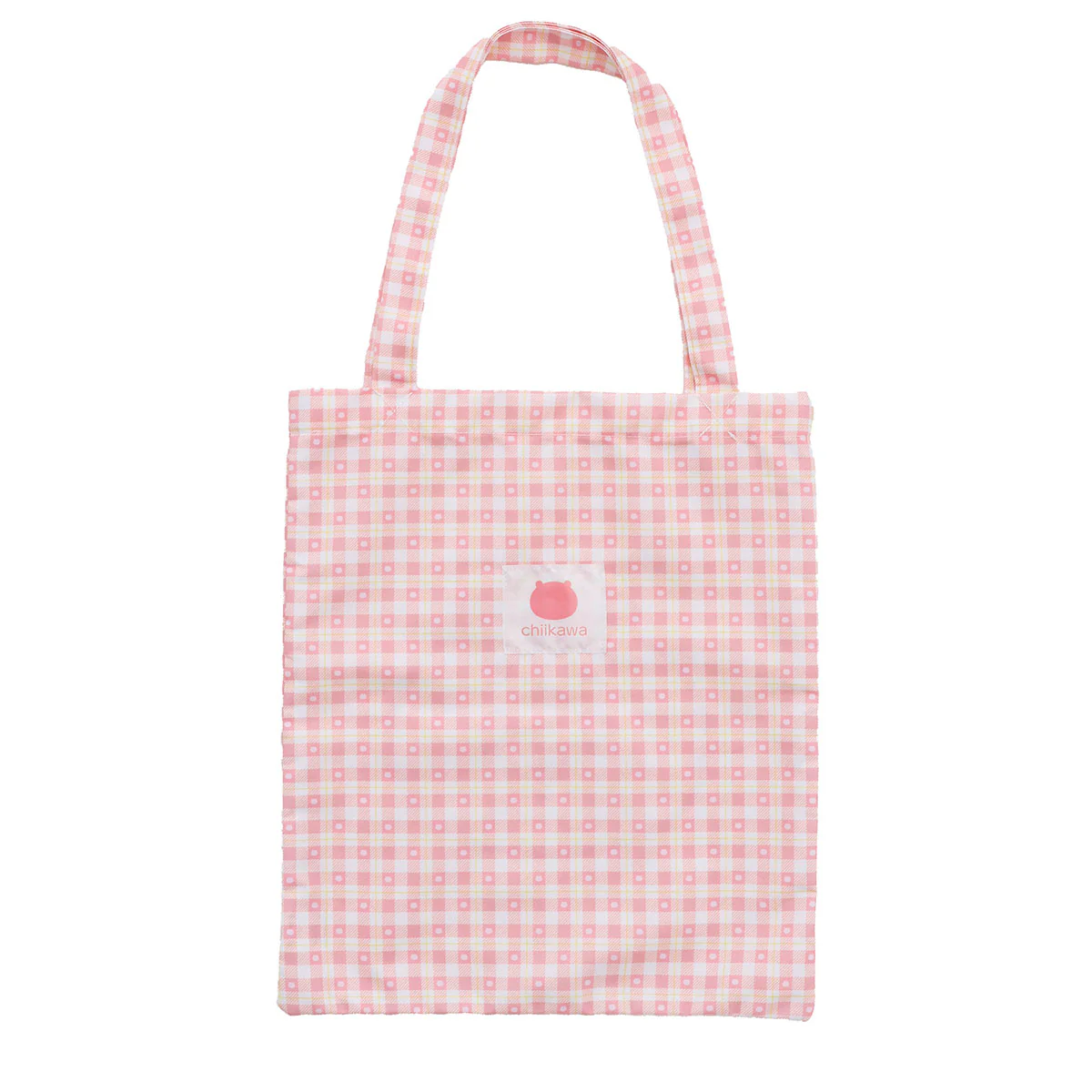 ちいかわ チェックシリーズ トートバッグ（チャーム付き）ちいかわ ピンク - Image 7