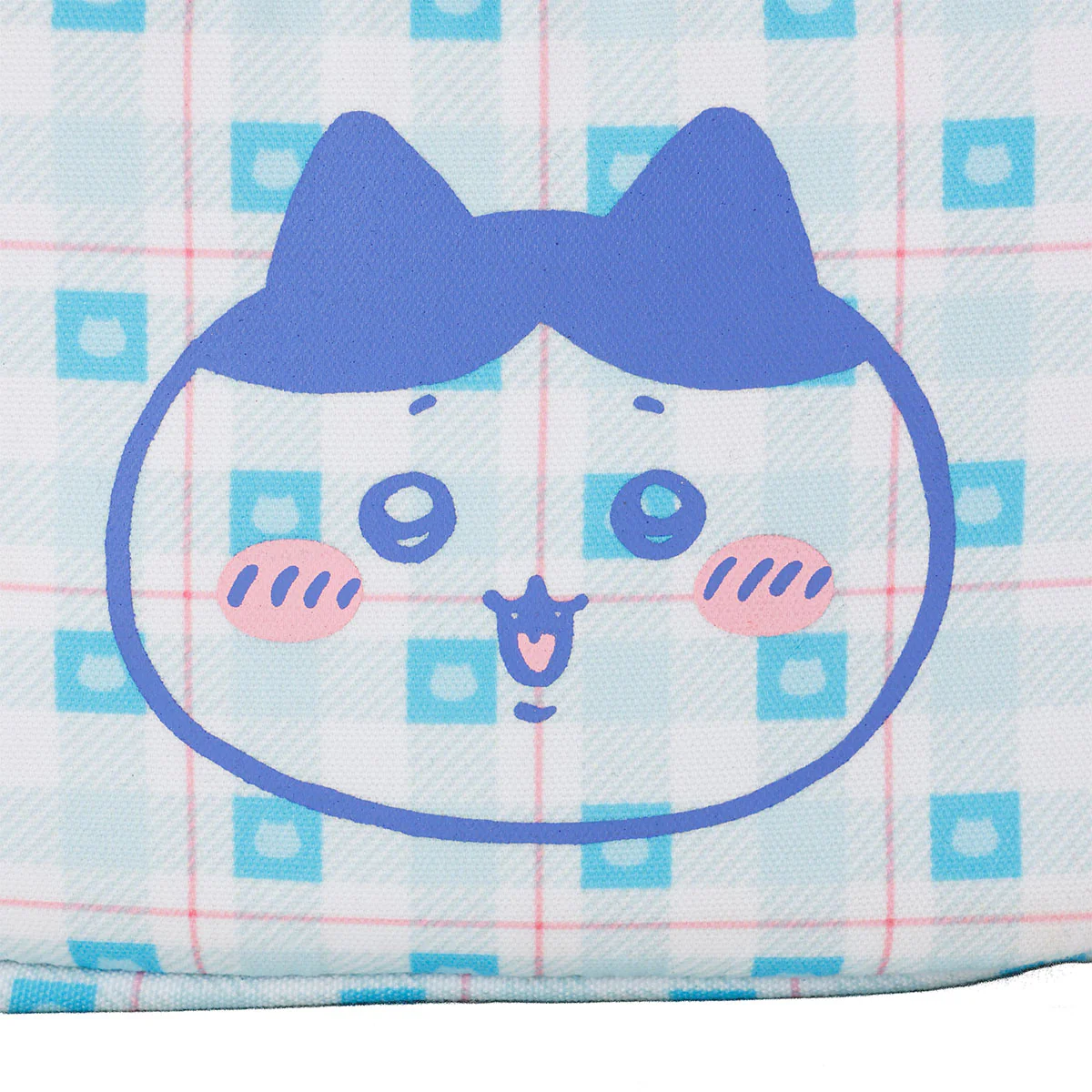 ちいかわ チェックシリーズ ポーチ ハチワレ ブルー - Image 7