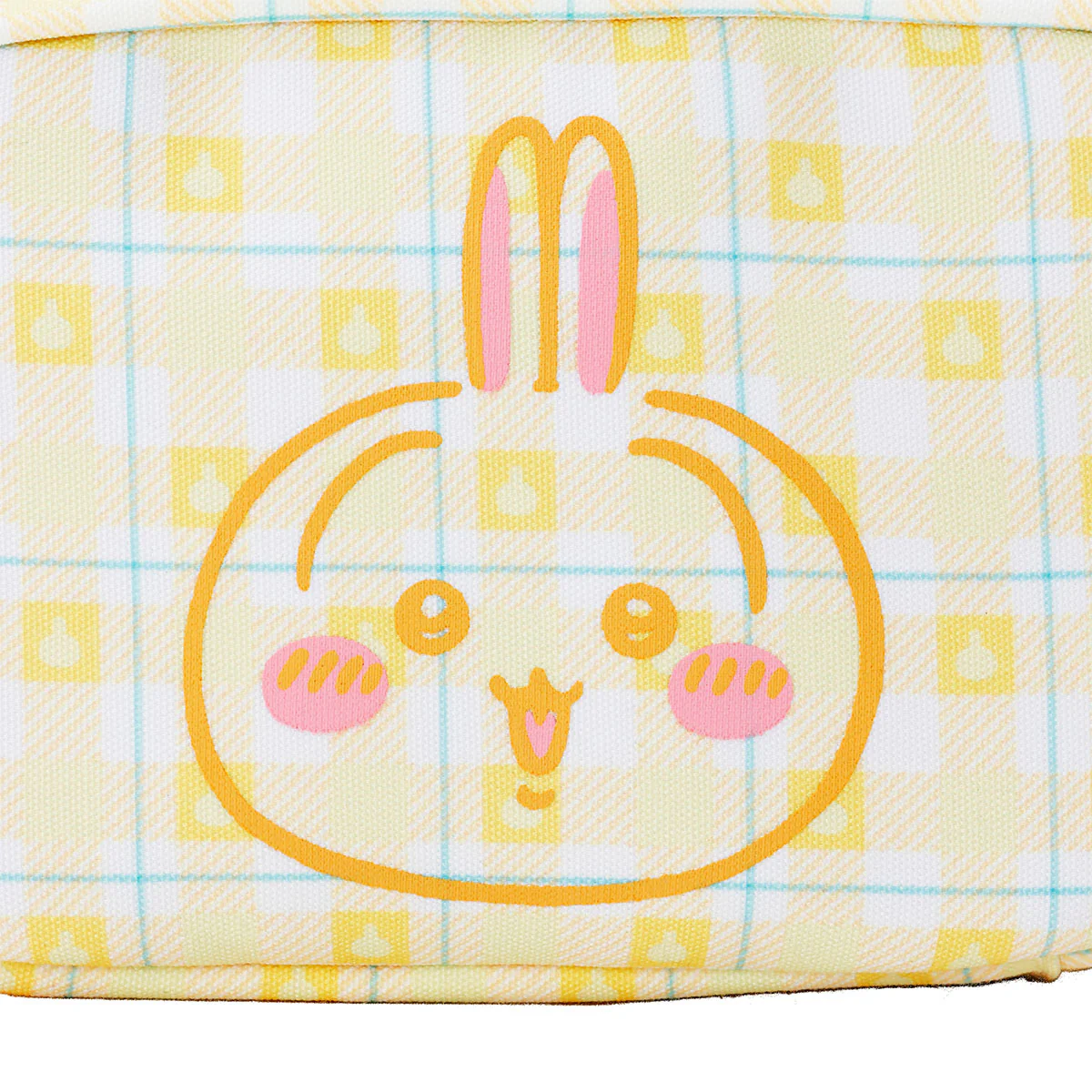 ちいかわ チェックシリーズ ポーチ うさぎ イエロー - Image 7
