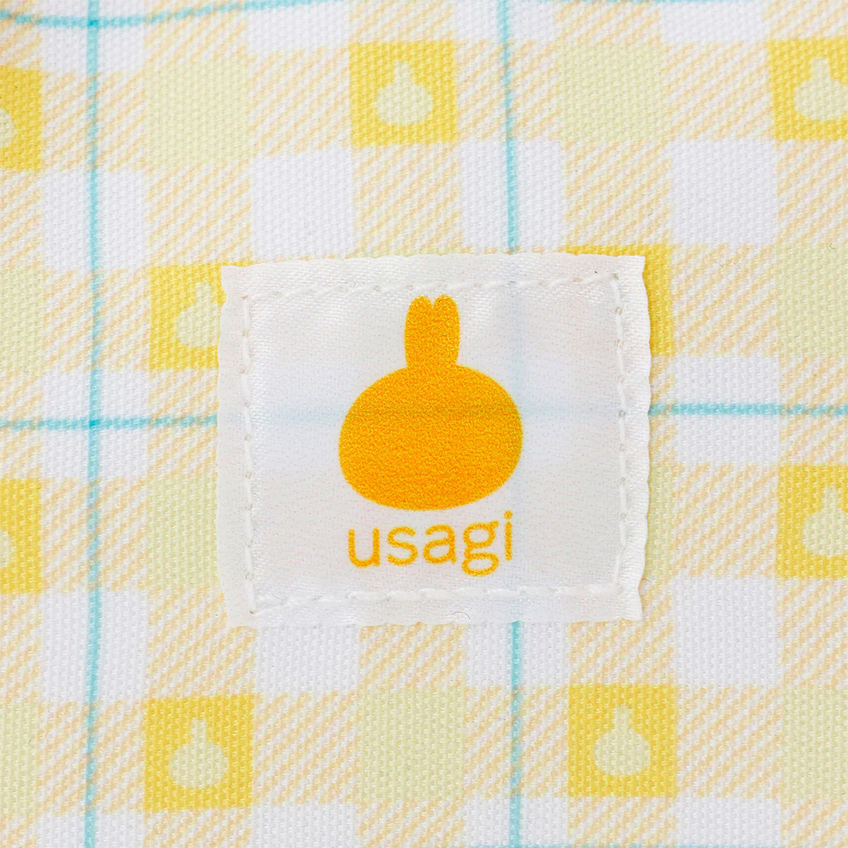 ちいかわ チェックシリーズ ポーチ うさぎ イエロー - Image 9