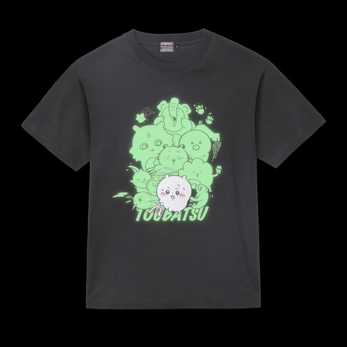 ちいかわ ちいかわパーク 蓄光Tシャツ 討伐 スミ - Image 3