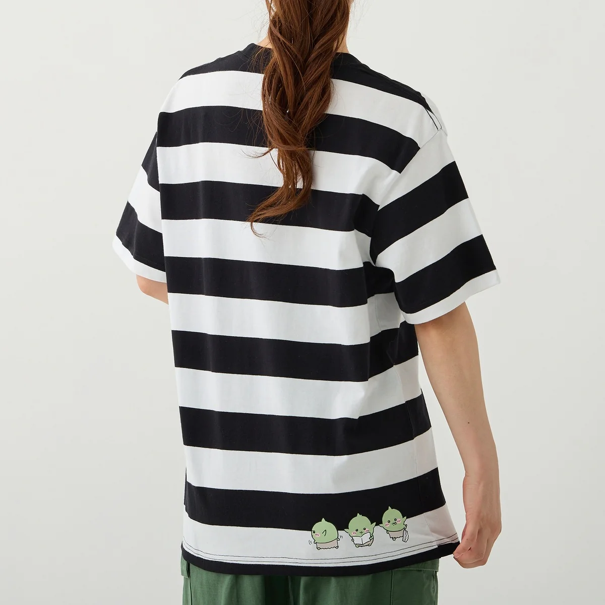 ちいかわ ちいかわパーク Tシャツ プリズン ボーダー - Image 4
