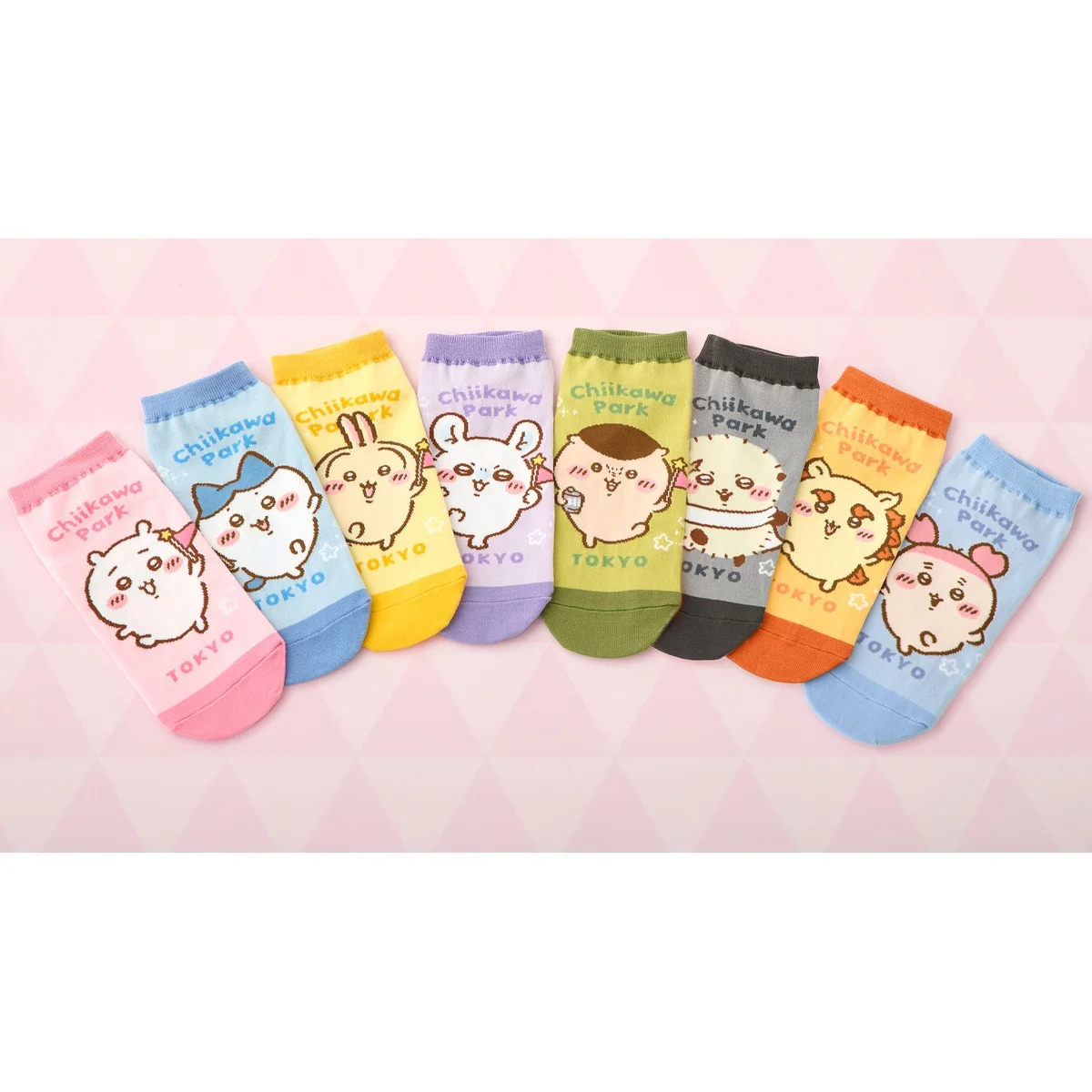 ちいかわ ちいかわパーク スニーカーソックス ちいかわ ピンク - Image 2