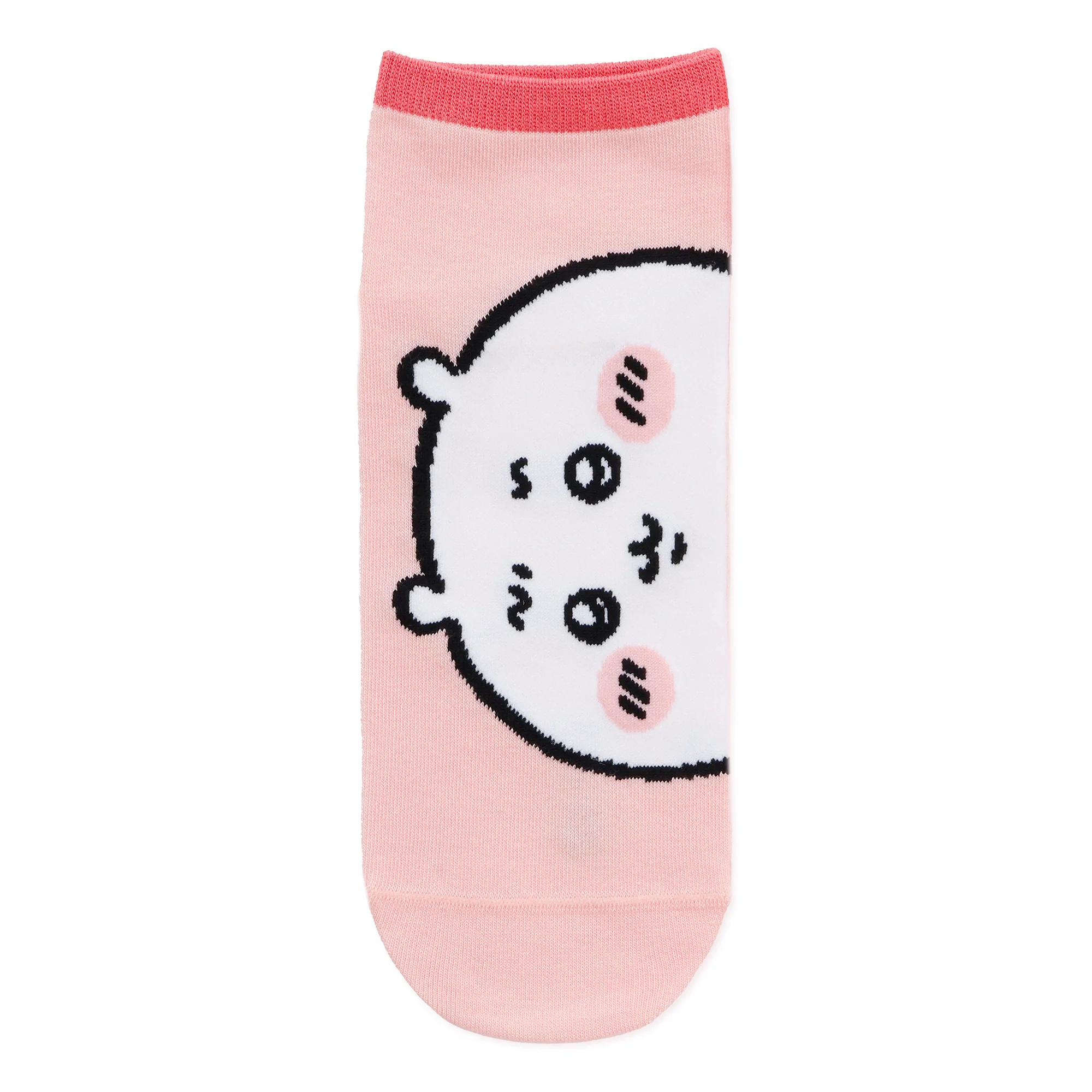 ちいかわ クルーソックス ちいかわアップ ライトピンク - Image 3