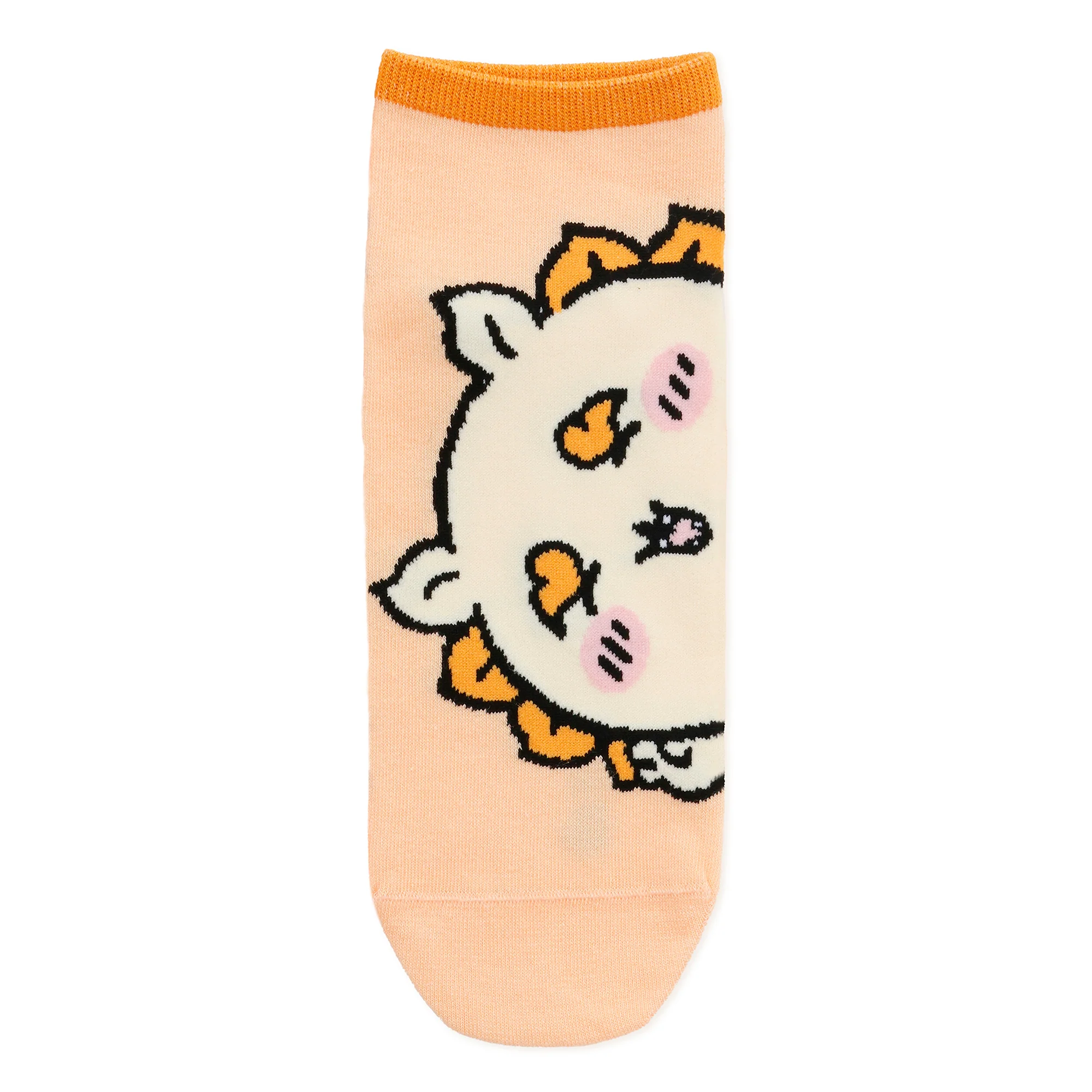 ちいかわ クルーソックス シーサーアップ ペールオレンジ - Image 3