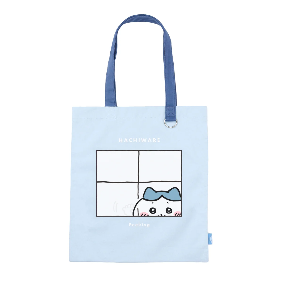 ちいかわ ちいかわパーク レンチキュラートートバッグ 4級は一緒に受けよう サックス/ネイビー - Image 3