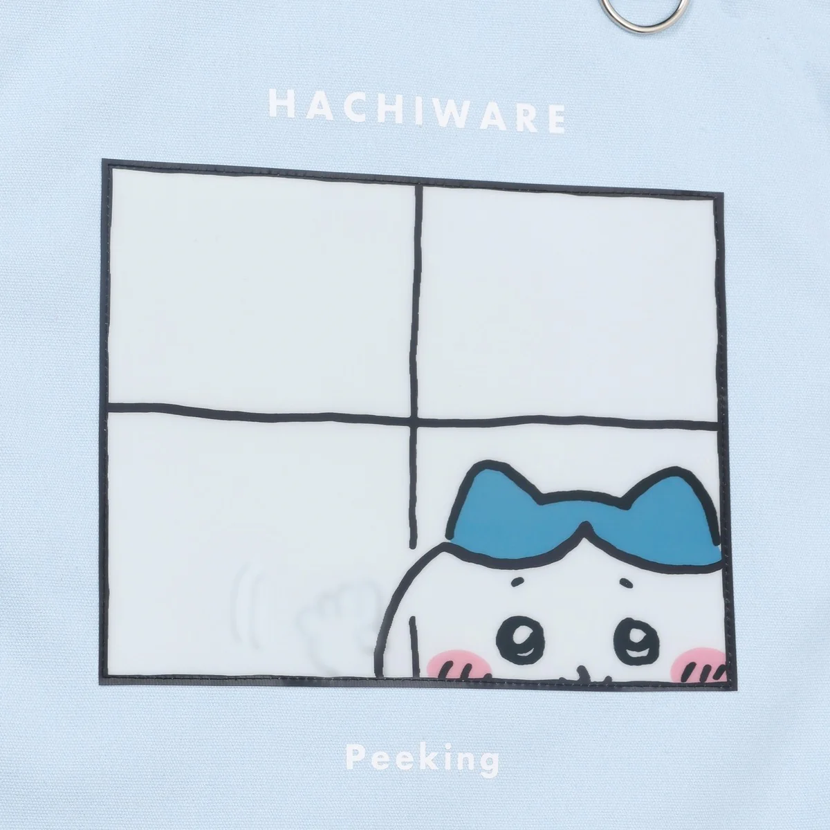 ちいかわ ちいかわパーク レンチキュラートートバッグ 4級は一緒に受けよう サックス/ネイビー - Image 6