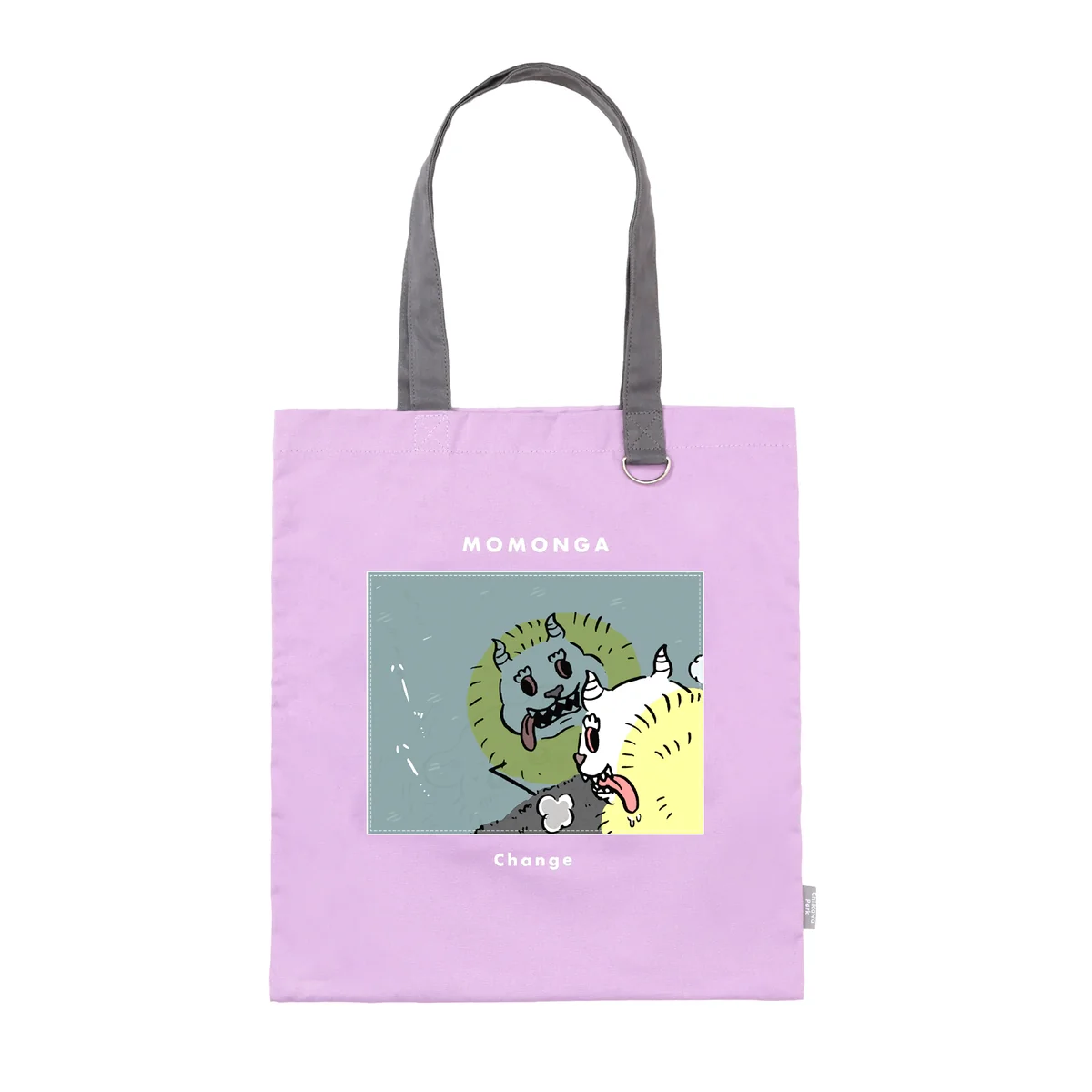 ちいかわ ちいかわパーク レンチキュラートートバッグ ヤな夢みた パープル/グレー - Image 3