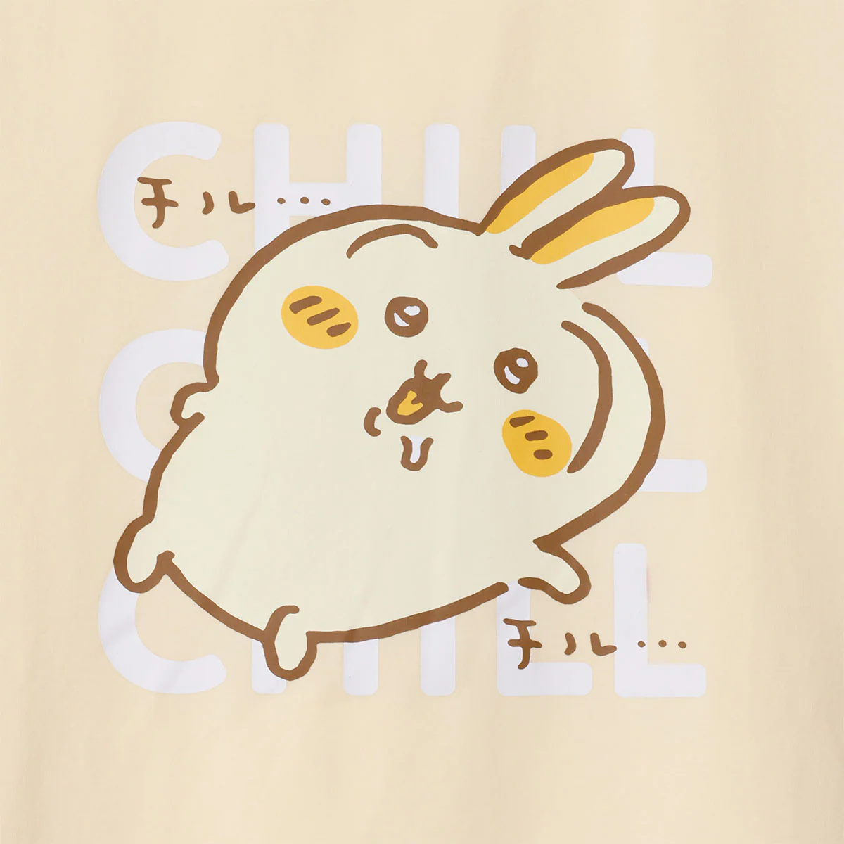 ちいかわ Tシャツ チルチルうさぎ イエロー - Image 4