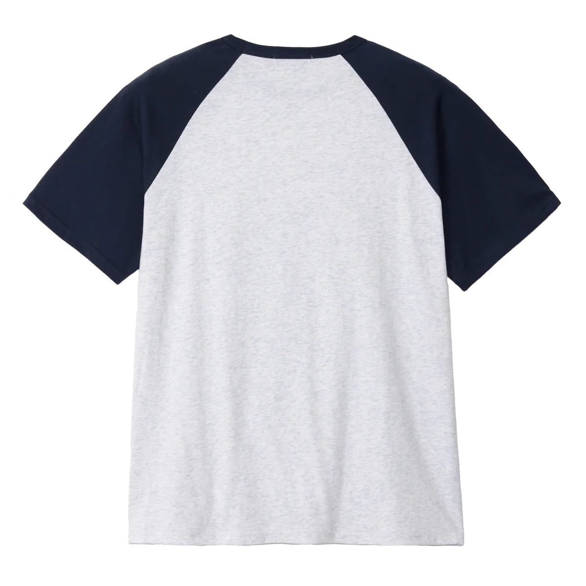 ちいかわ Chiikawa Baby ラグランTシャツ そんないたくない アッシュ/ネイビー - Image 4