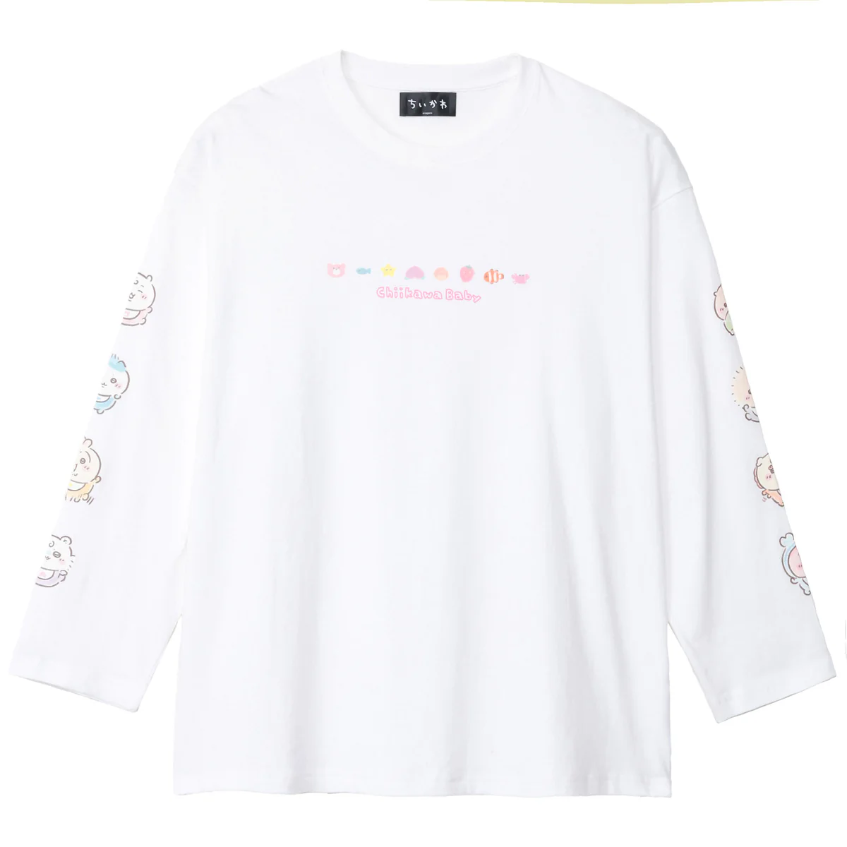 ちいかわ Chiikawa Baby 長袖Ｔシャツ ベビーになっちゃった ホワイト - Image 3
