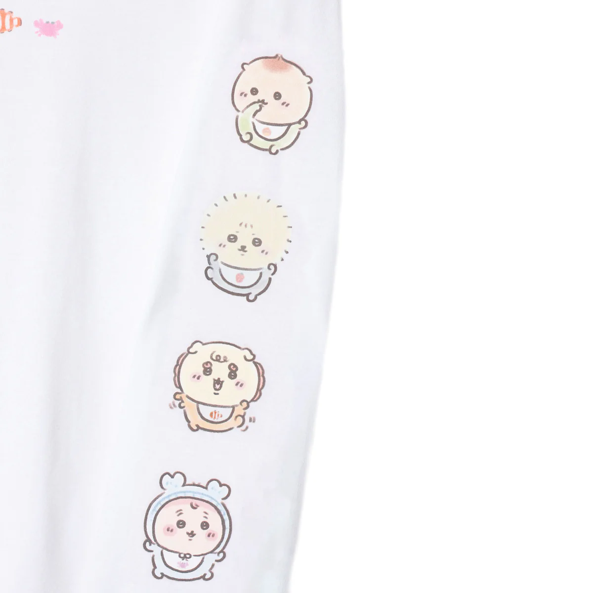 ちいかわ Chiikawa Baby 長袖Ｔシャツ ベビーになっちゃった ホワイト - Image 7