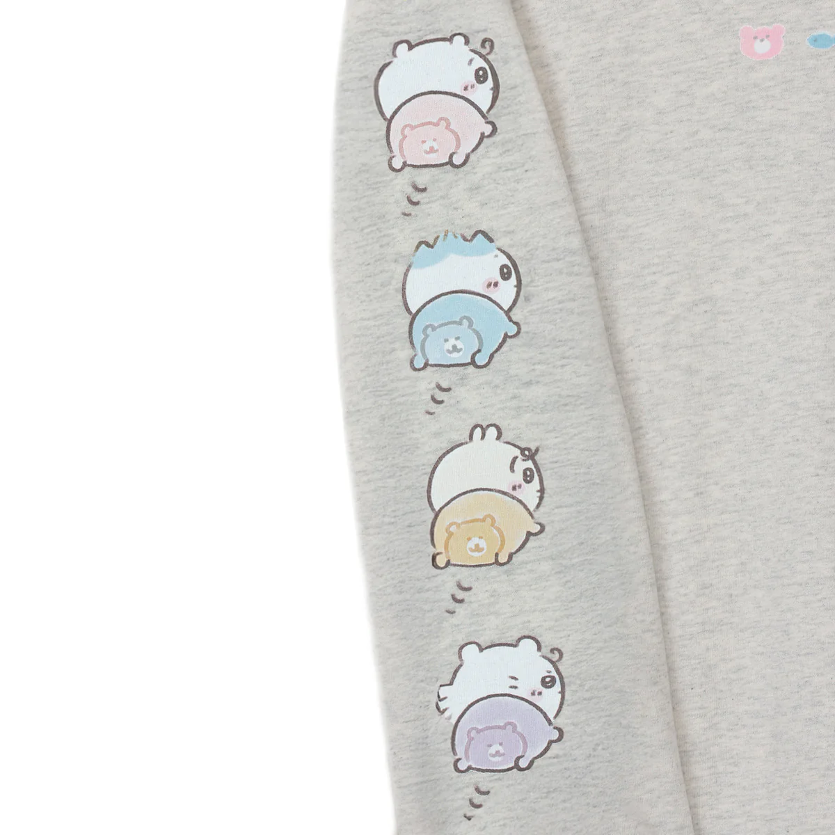 ちいかわ Chiikawa Baby 長袖Ｔシャツ おしり オートミール - Image 6