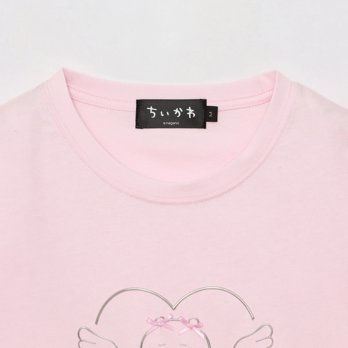 ちいかわ Go!HARAJUKU Tシャツ リボンリボン ちいかわ ピンク - Image 3