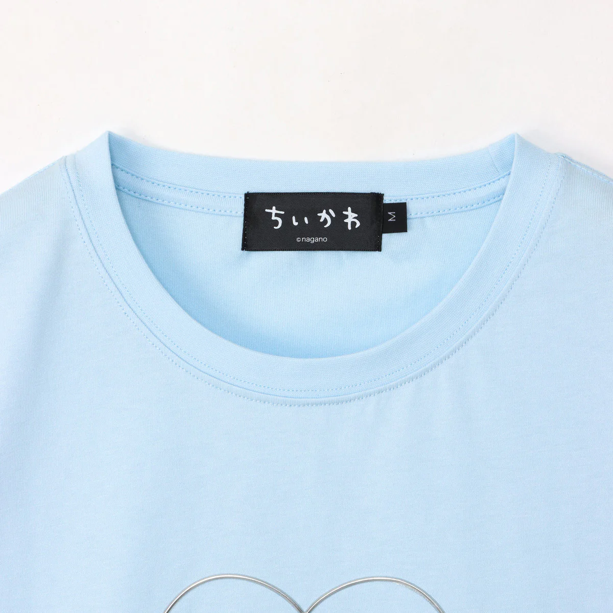ちいかわ Go!HARAJUKU Tシャツ リボンリボン ハチワレ ブルー - Image 3