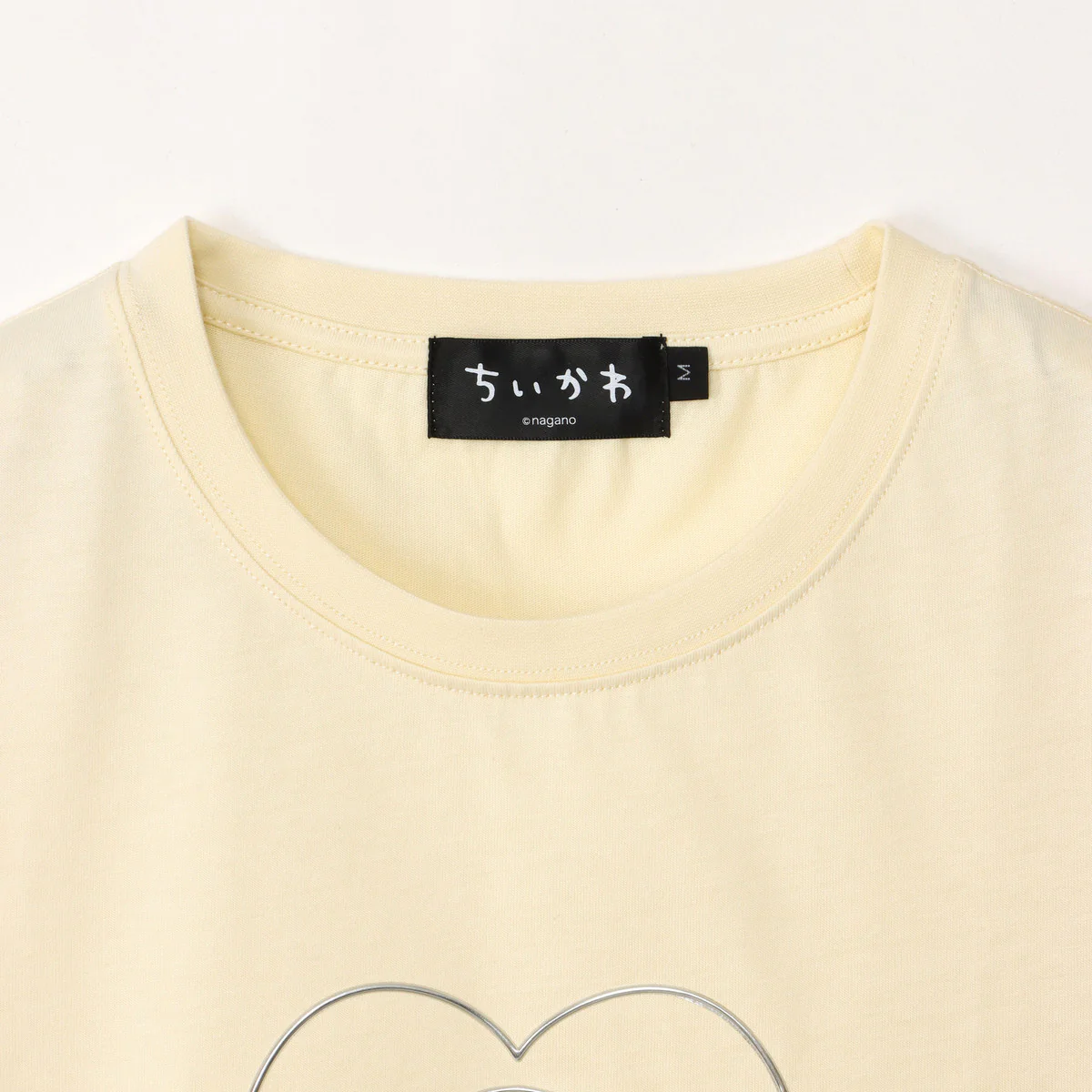ちいかわ Go!HARAJUKU Tシャツ リボンリボン うさぎ イエロー - Image 3