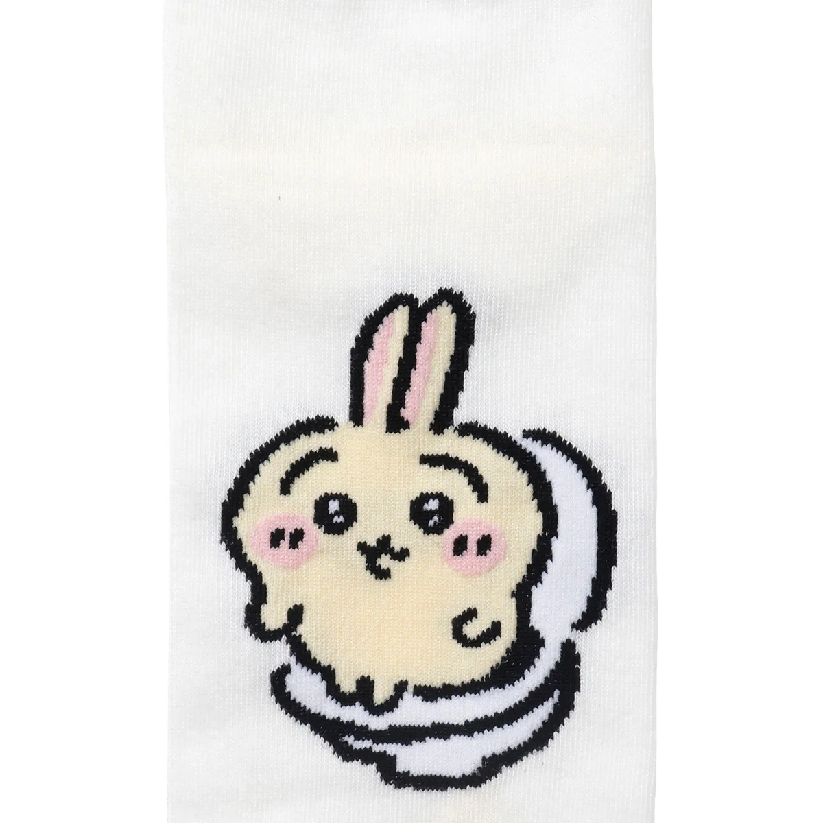 ちいかわ クルーソックス うさぎトイレ イエロー - Image 4