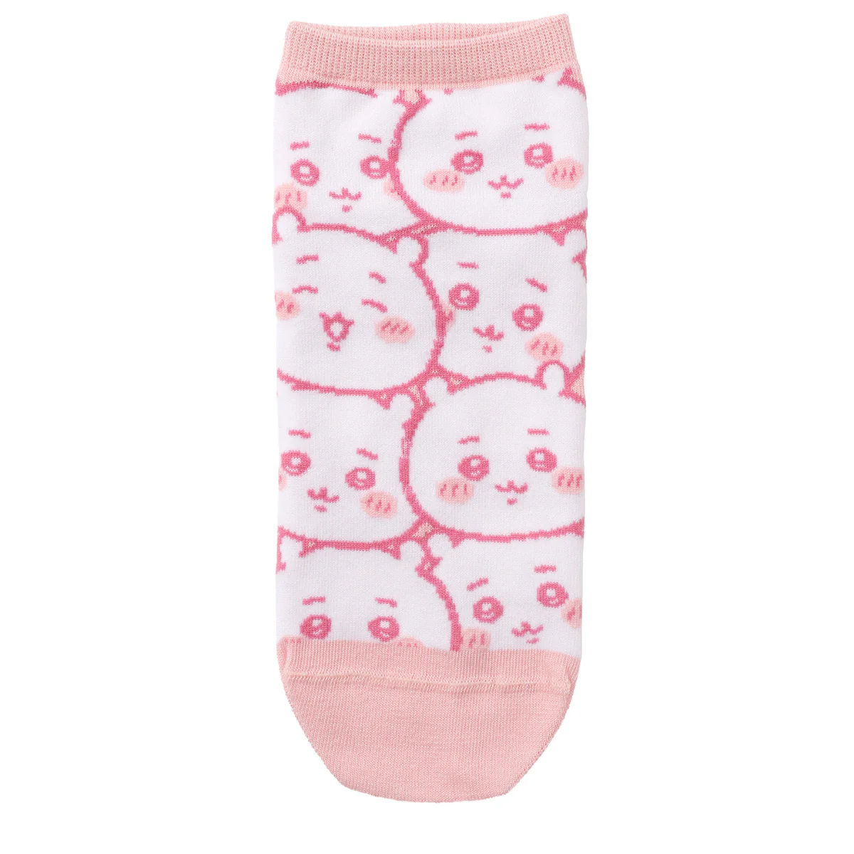 ちいかわ クルーソックス ちいかわいっぱい ピンク - Image 3