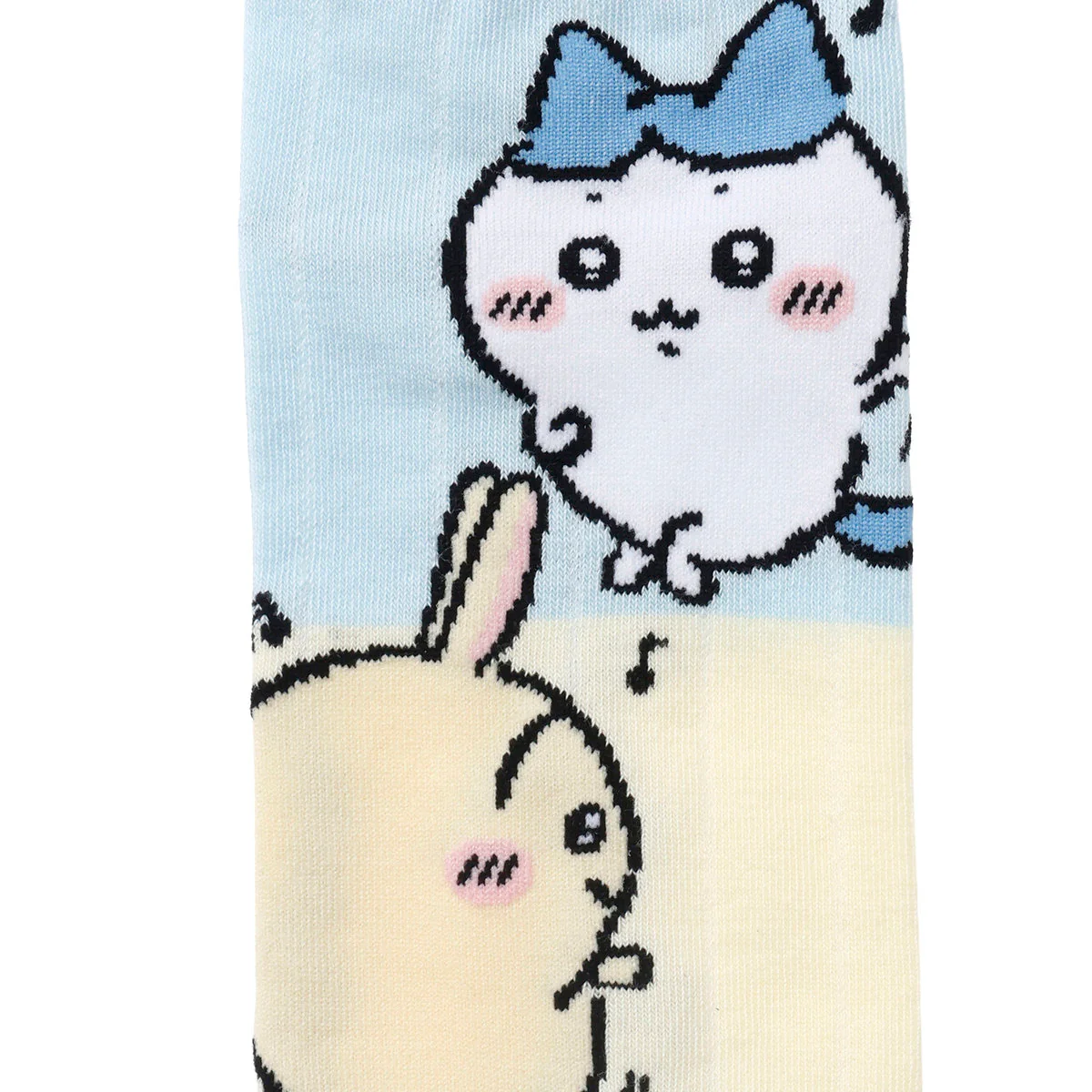 ちいかわ クルーソックス ハチワレとうさぎ サックス - Image 4