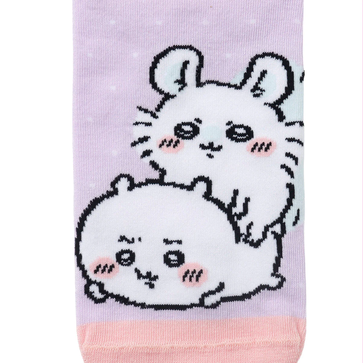 ちいかわ クルーソックス ちいかわとモモンガ ピンク - Image 4