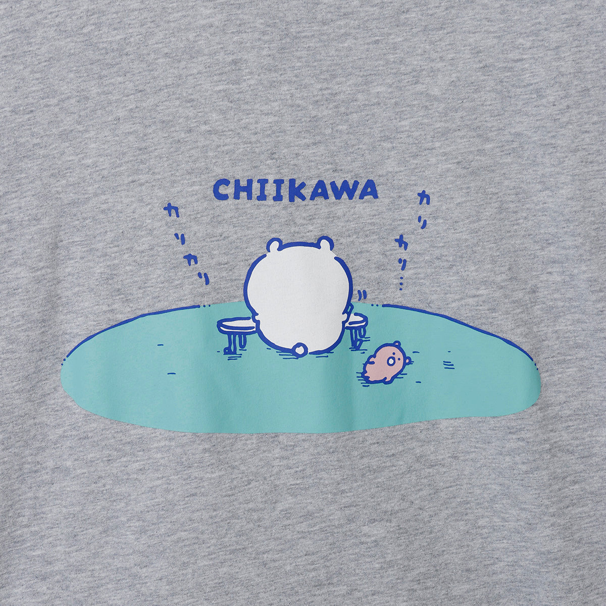 ちいかわ 長袖Tシャツ 試験勉強 アッシュ - Image 13