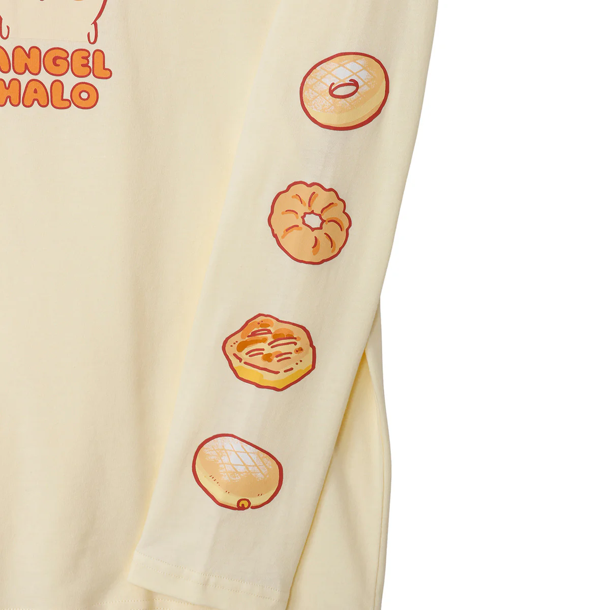 ちいかわ 長袖Tシャツ ドーナッツ イエローベージュ - Image 11